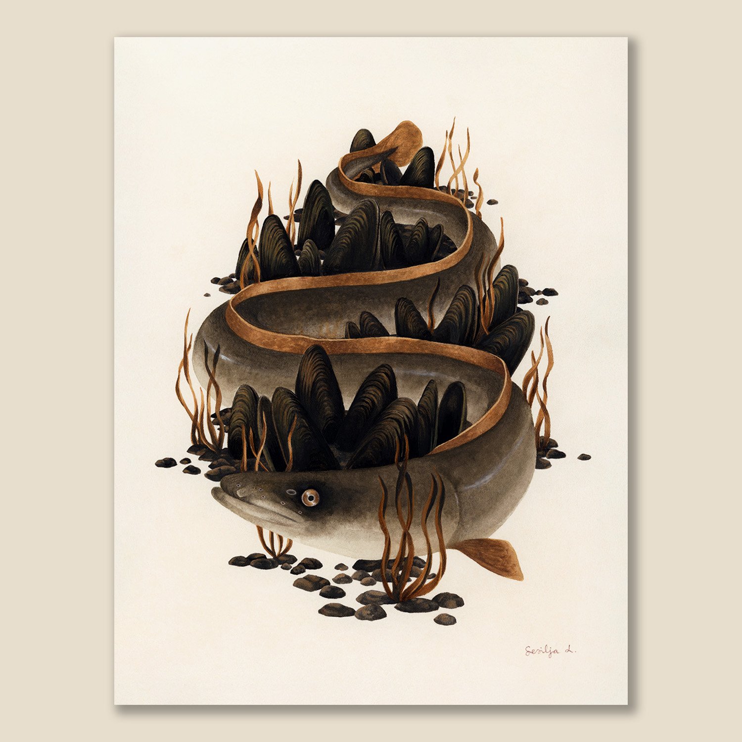 Against The Stream ⬥ Giclée art print