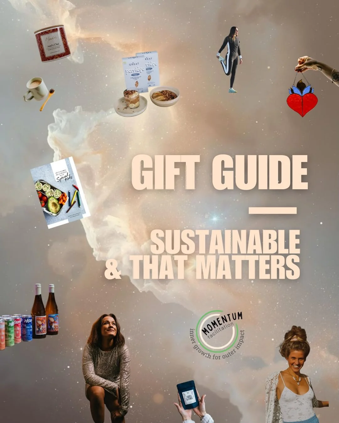 Voici notre s&eacute;lection cosmique de cadeaux qui font du sens pour vos aim&eacute;s mais aussi pour le monde entier ✨🌟💛🫶🪐💚

Retrouvez chaque cadeau en suivant les comptes:

🥣 @great.granola 
💛 @amalaklep 
🫂 @camille.rimbault 
🫖 @madntea 