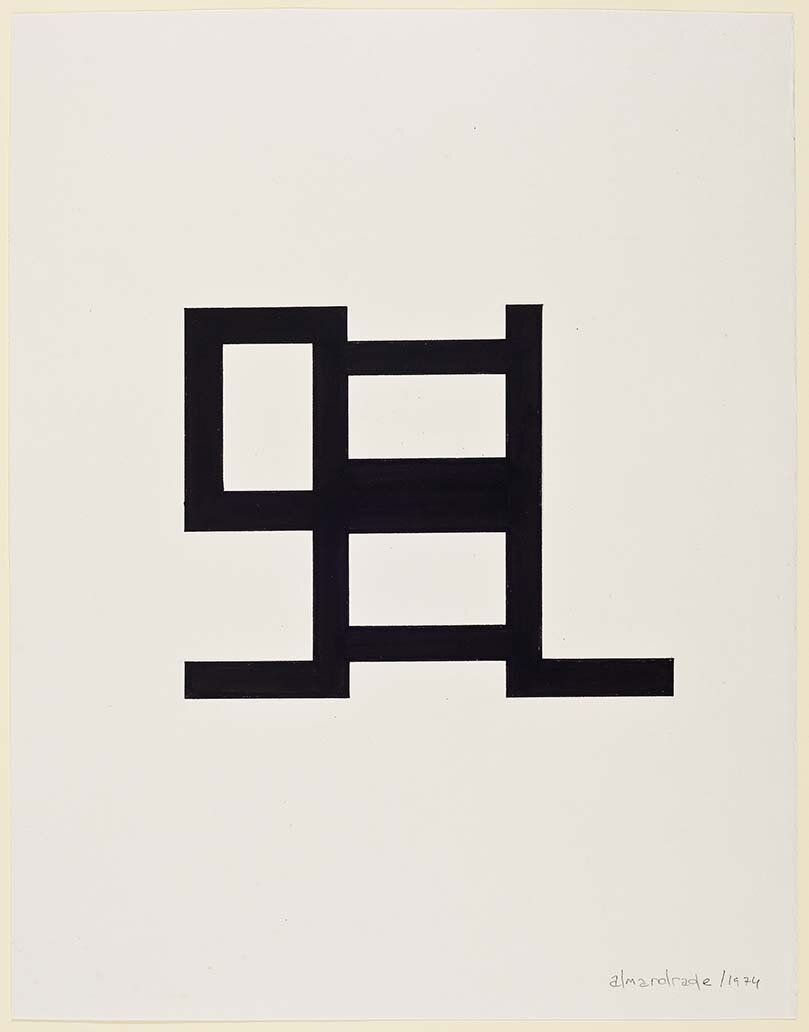 Almandrade - Sol - 1974 - 30x23cm - Nanquim s/ Papel - 3/10