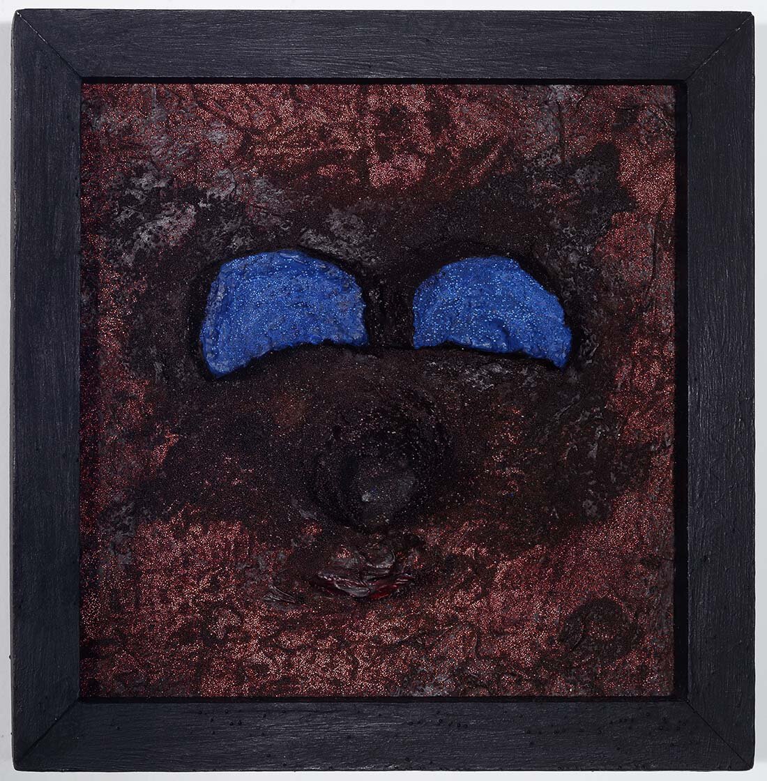 Athos Bulcão - Máscara - 1975 - 21x21cm - Relevo Sobre Madeira