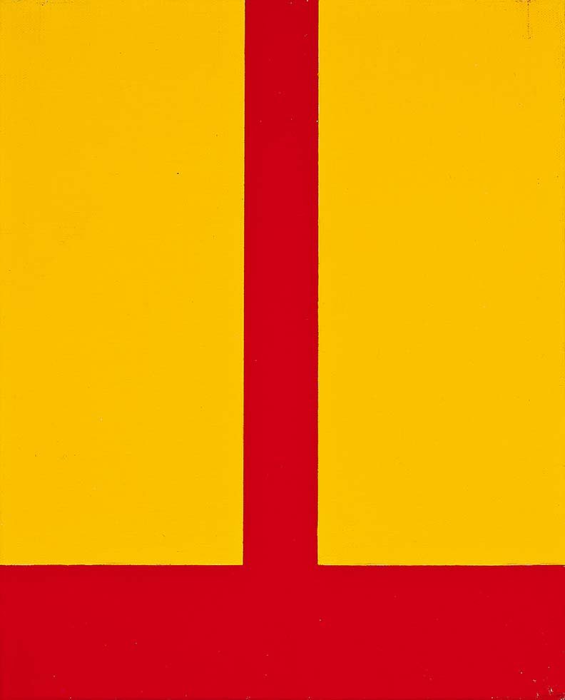 AURELIE NEMOURS – “Vertical Rouge” 27x22cm – OST – 1959