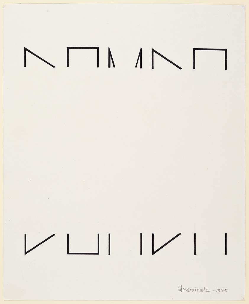 Almandrade - Bomba - 1975 - 28x23cm - Nanquim s/ Papel - 3/5