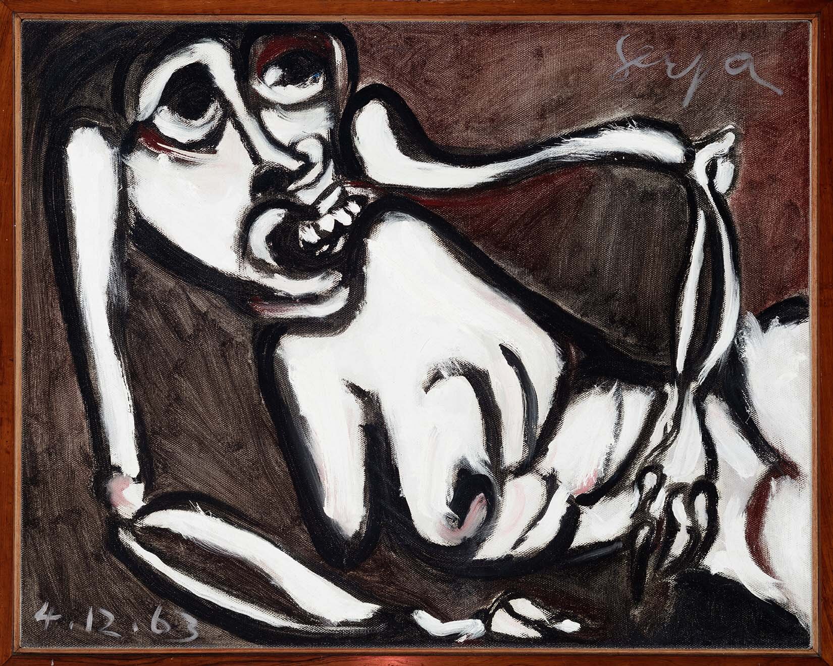 Ivan Serpa - Fase Negra - 1963 - 60x76cm - OST
