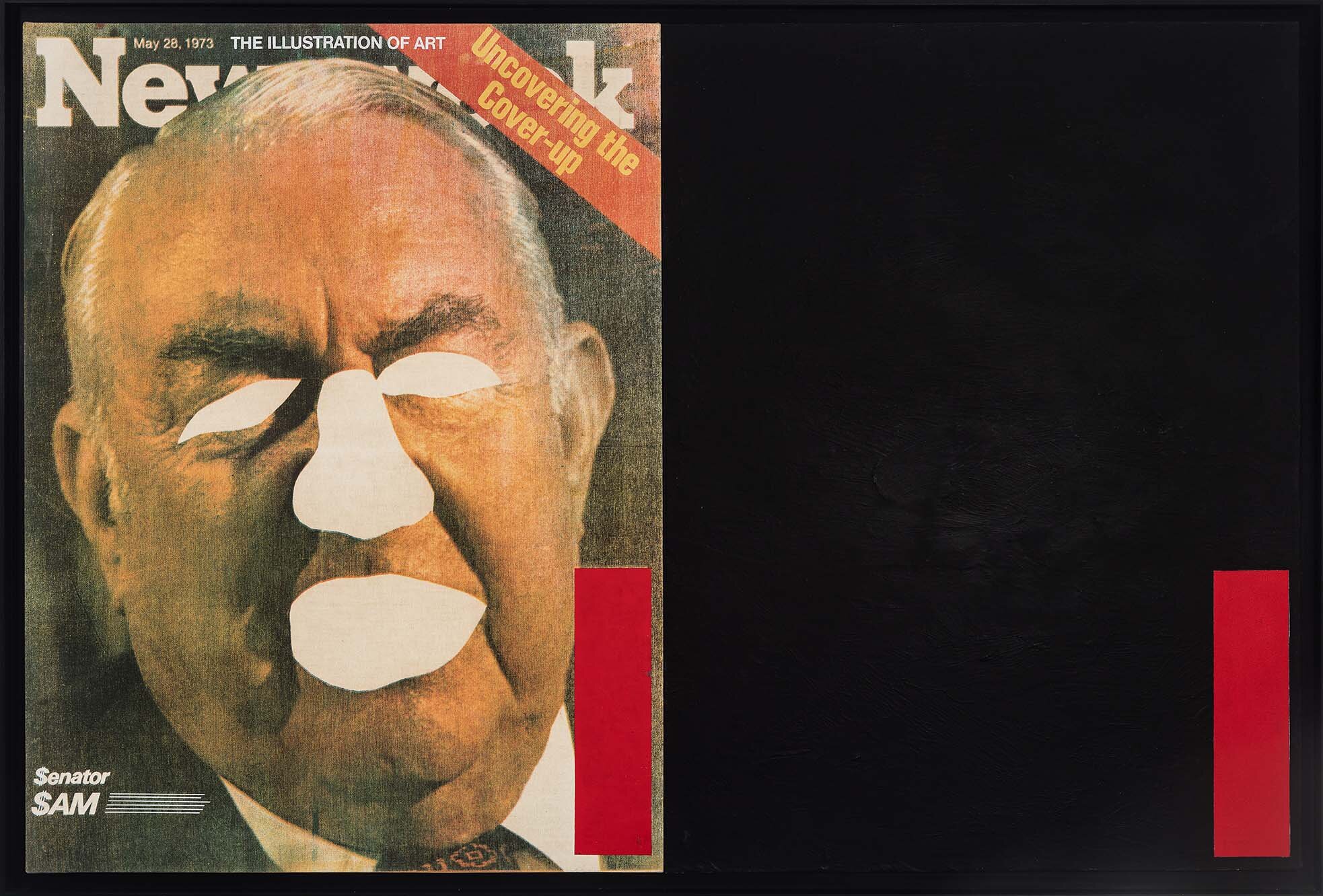 Antonio Dias - "The Illustration of Art - Uncovering The Cover-UP" - 1973 - 90x140cm - OST