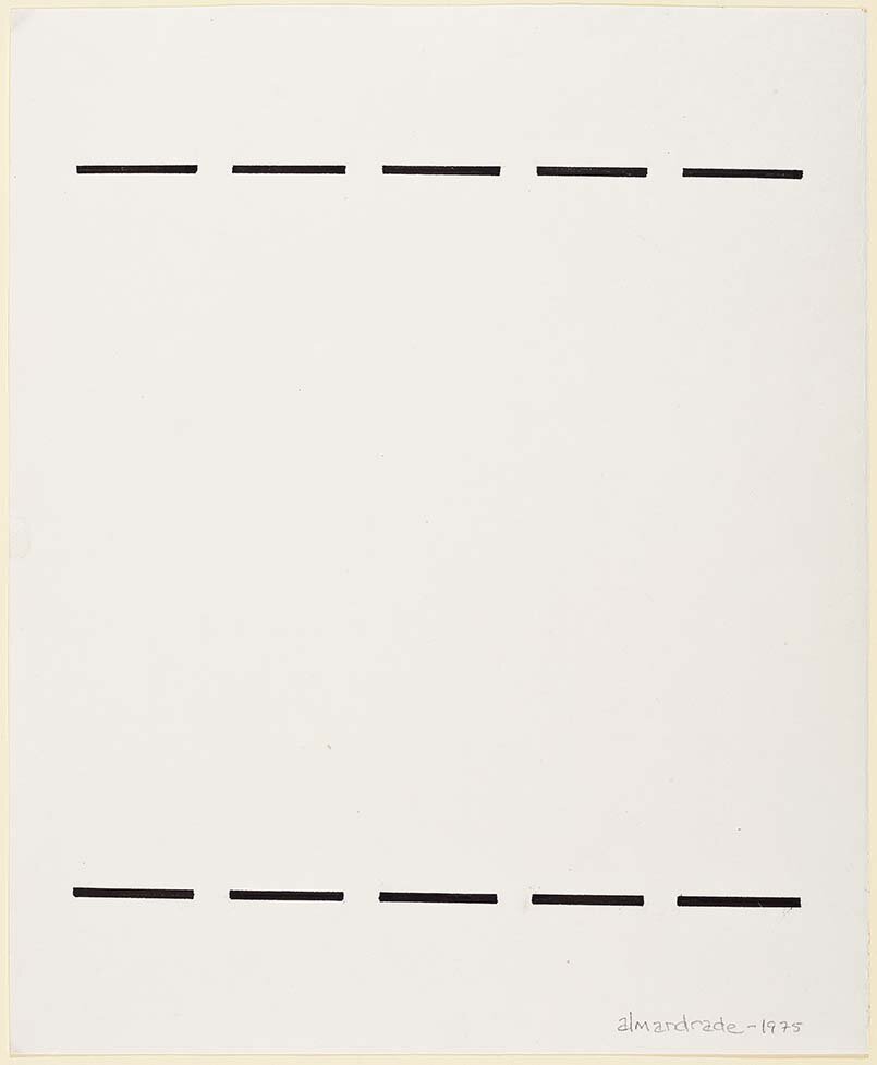 Almandrade - Bomba - 1975 - 28x23cm - Nanquim s/ Papel - 2/5