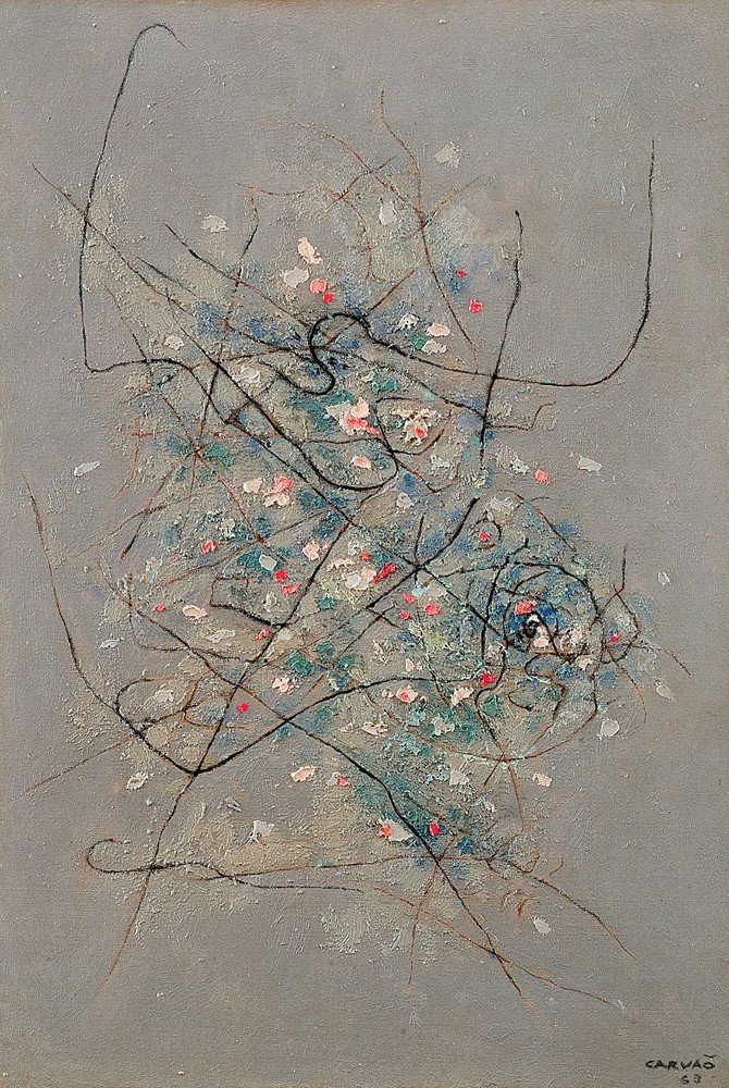 Aluísio Carvão - 1963 - 55x38cm - Sem Título - OST
