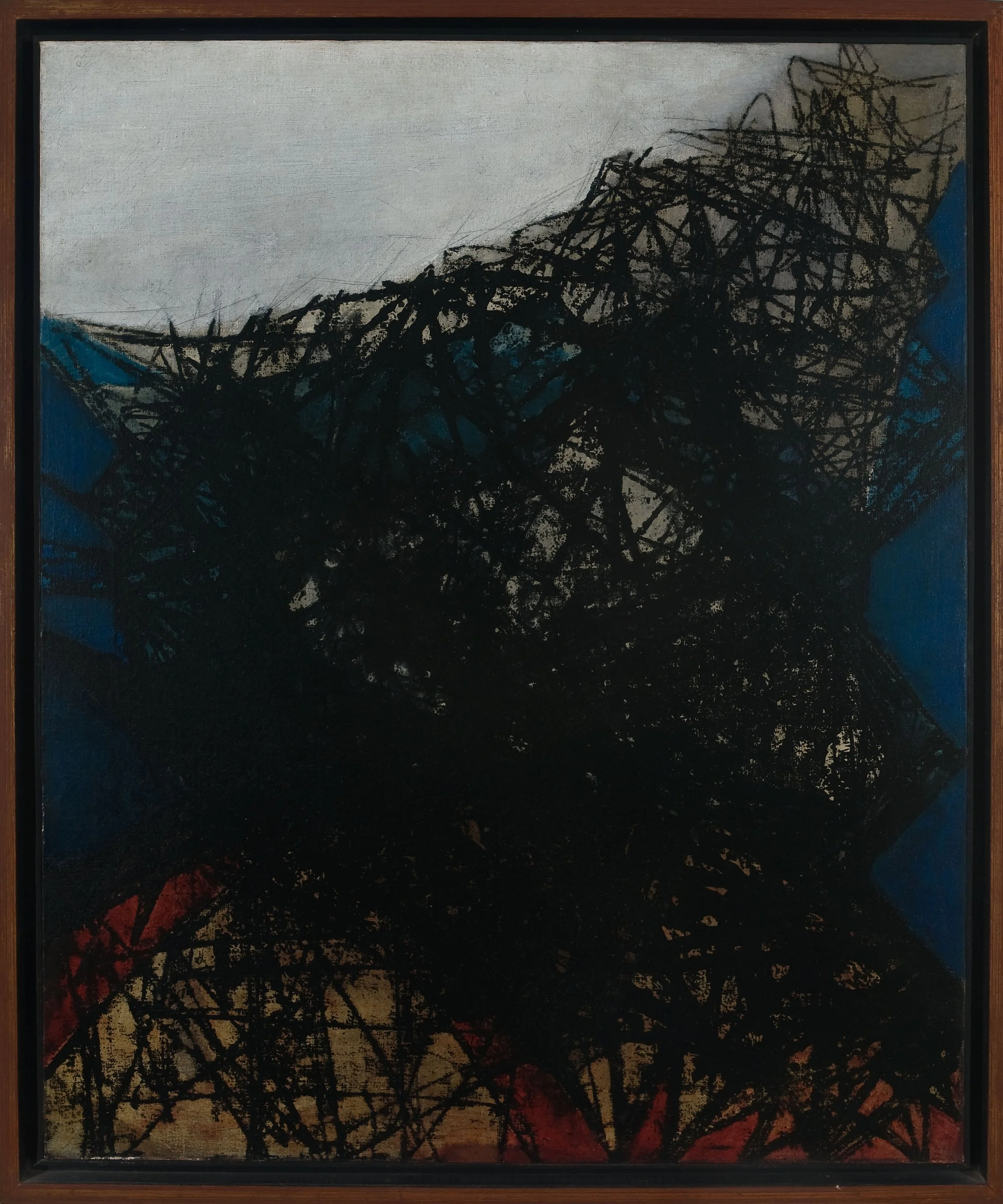 FRANS KRAJCBERG – 65 x 54 cm – Óleo sobre tela – 1957