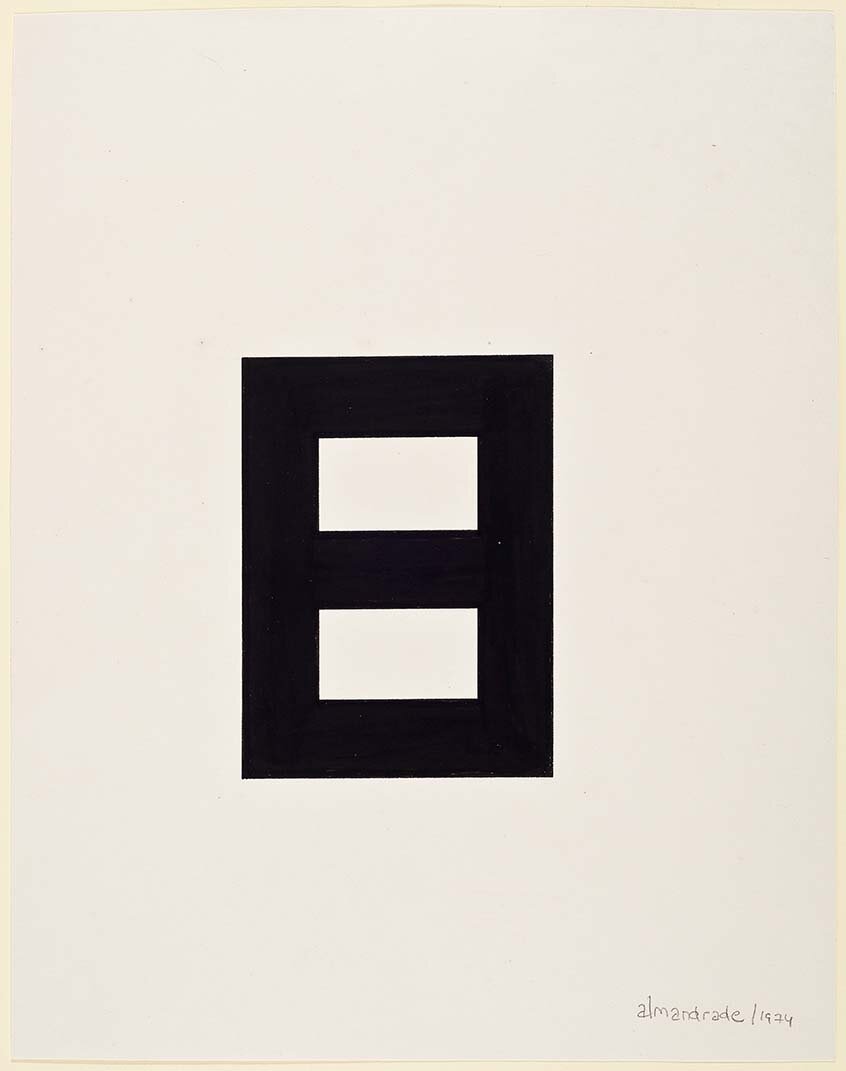 Almandrade - Sol - 1974 - 30x23cm - Nanquim s/ Papel - 5/10