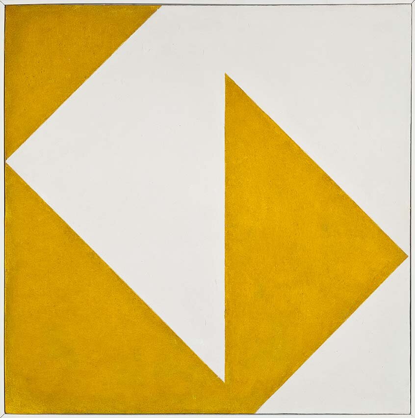 Amarelobranco - 1959 - 50x50cm - Têmpera s/ Tela