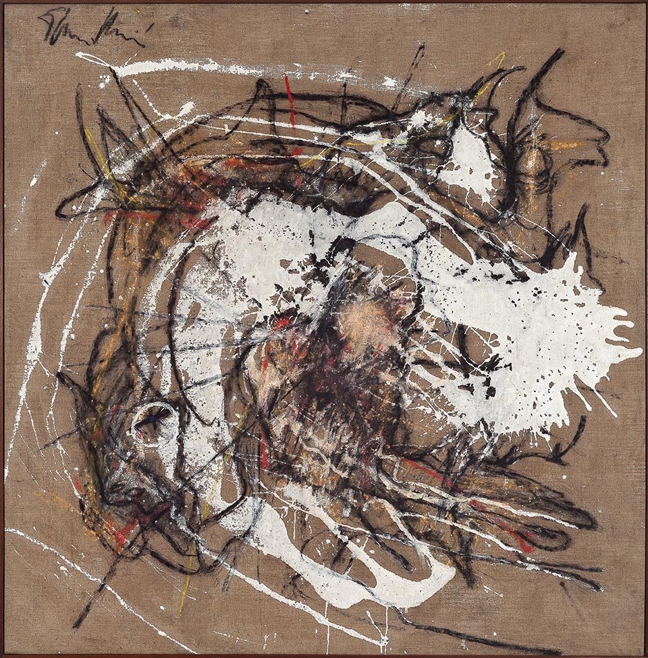 Flávio Shiró - Ellan - 2007 - 132x130cm - OST