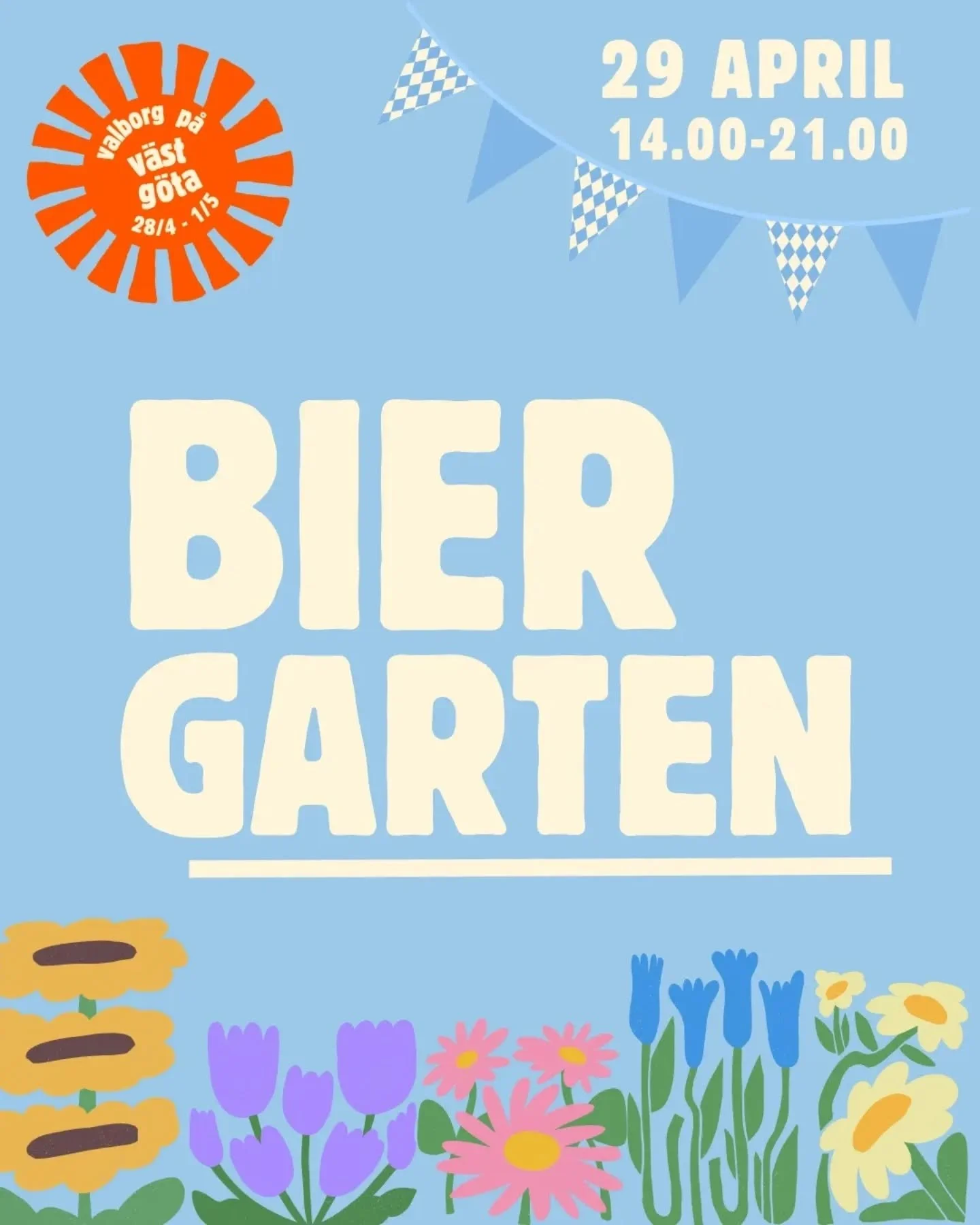 *English below*
P&aring; kvalborg f&ouml;rvandlas v&aring;r fina tr&auml;dg&aring;rd till en klassisk tysk Bier Garten med h&auml;rlig tysk mat och dryck. S&aring; kom och vila upp dig efter Tirolborgs fartfyllda dans och stek lite i solen eller ta d