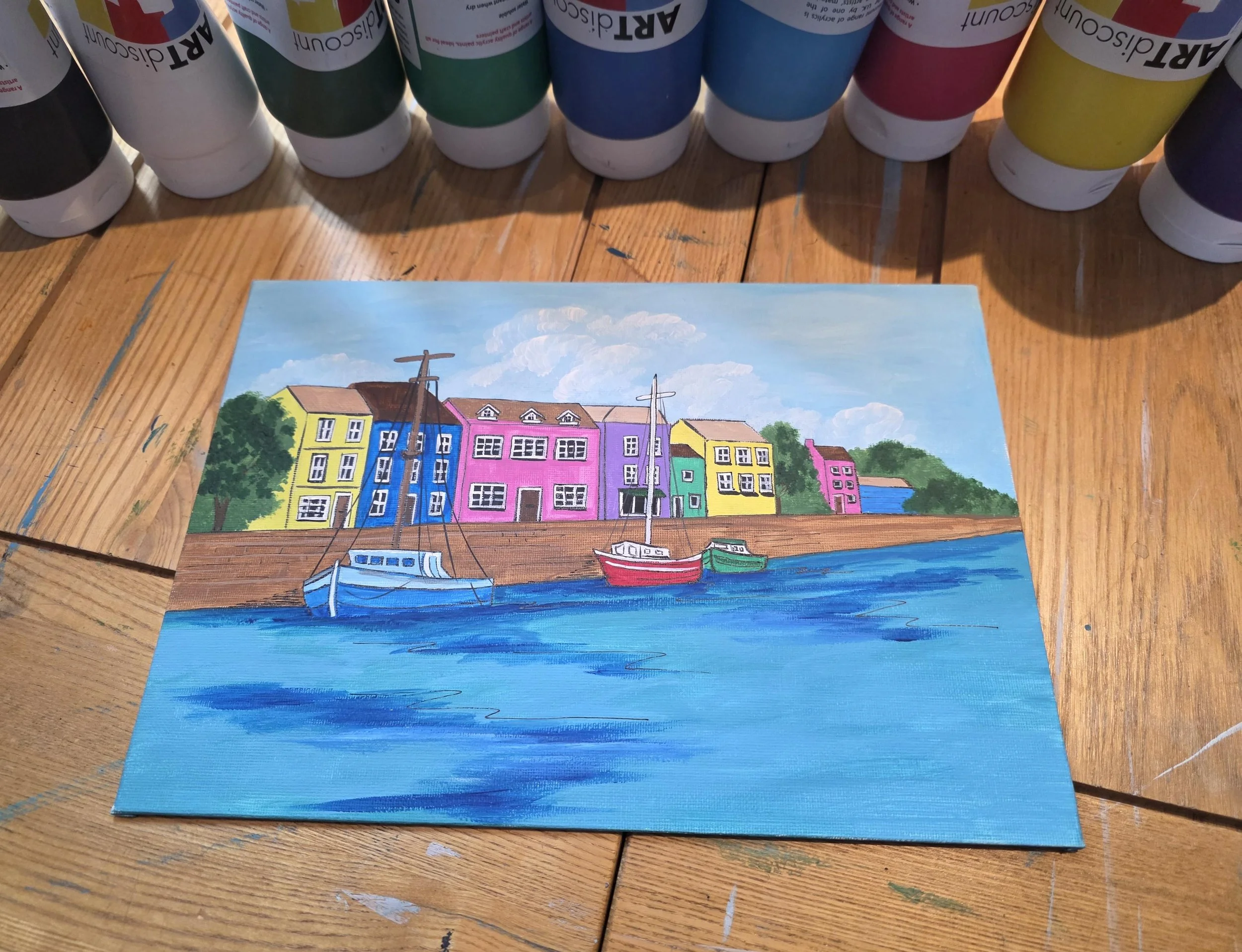 Pop Art Style Painting Class 