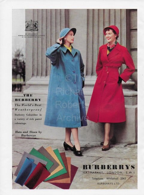 1951 The Burberry Gabardine Coat by Burberrys of Haymarket, London