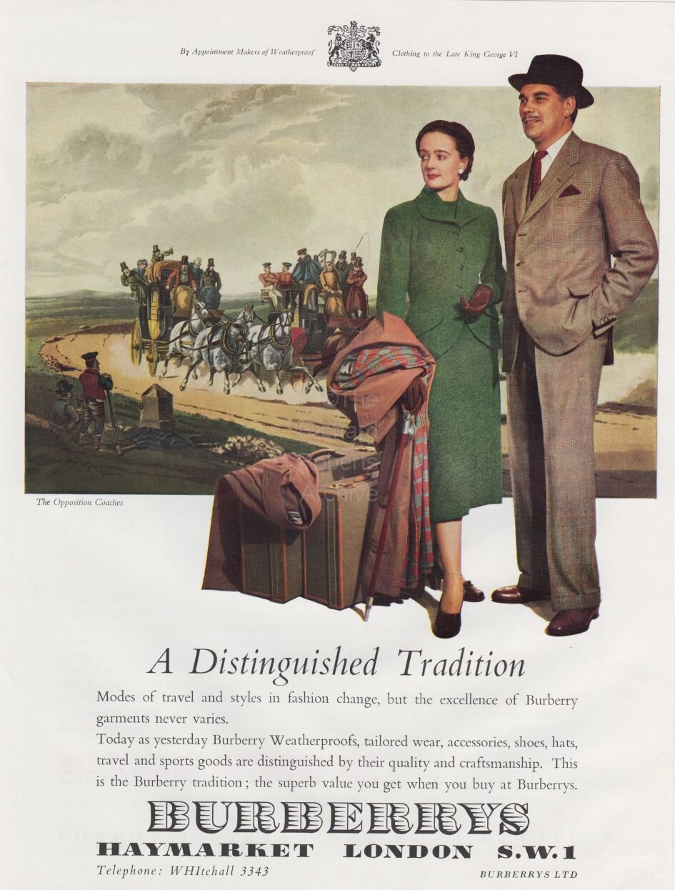 Verwaand optocht Daarbij History of Burberry Advertising — The Richard Roberts Archive