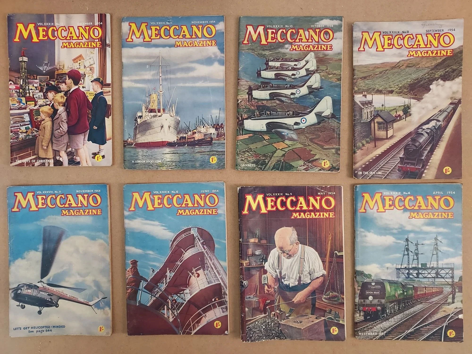 Meccano magazines, 1953-56
