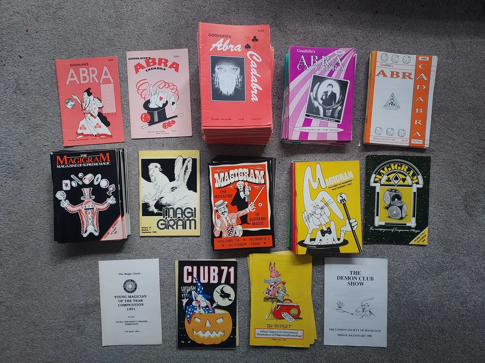 Magic magazines of the 80s and 90s: the Budget, Magigram and Goodliffe’s Abracadabra