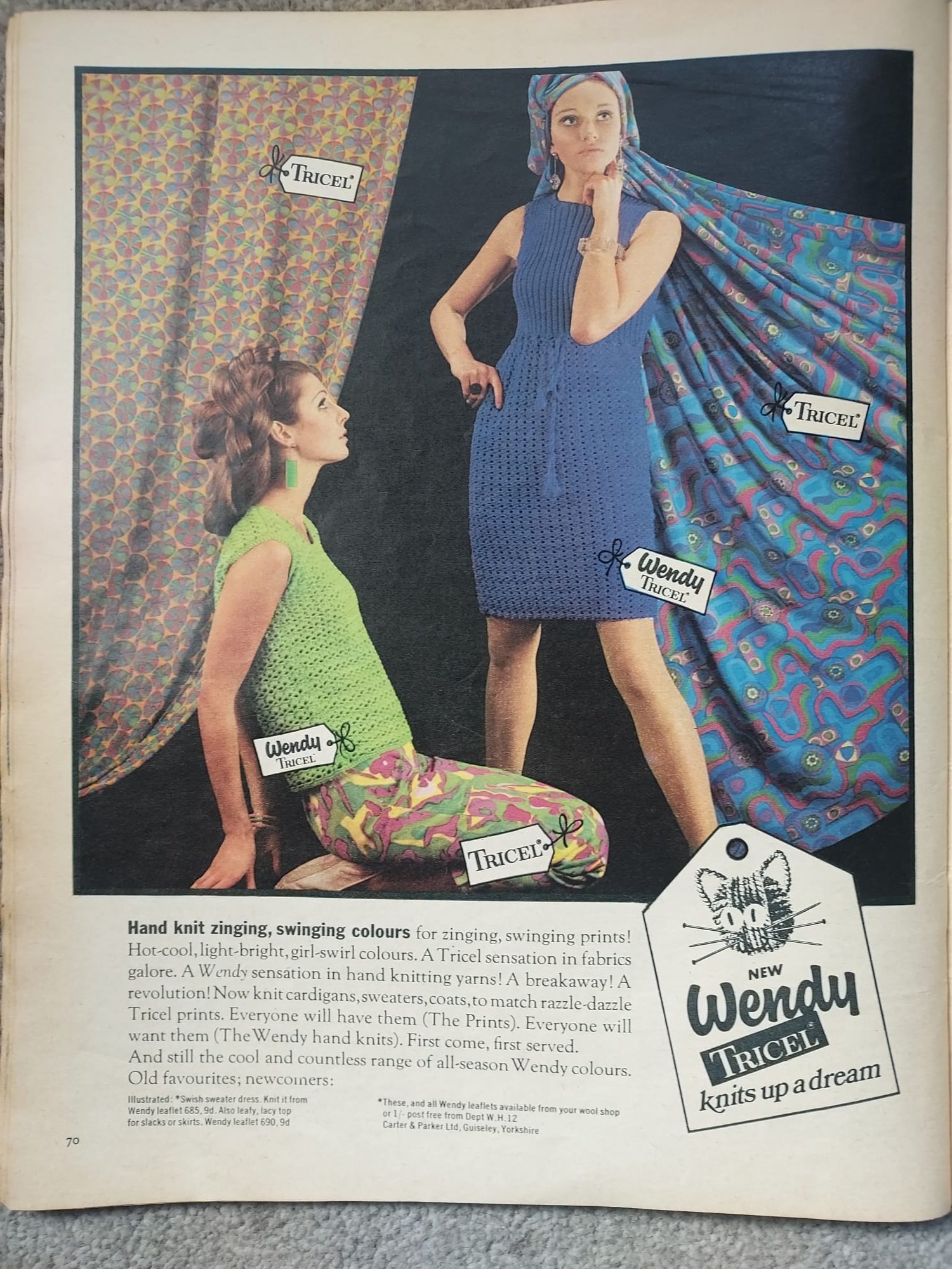Woman and Home magazine, 1968
