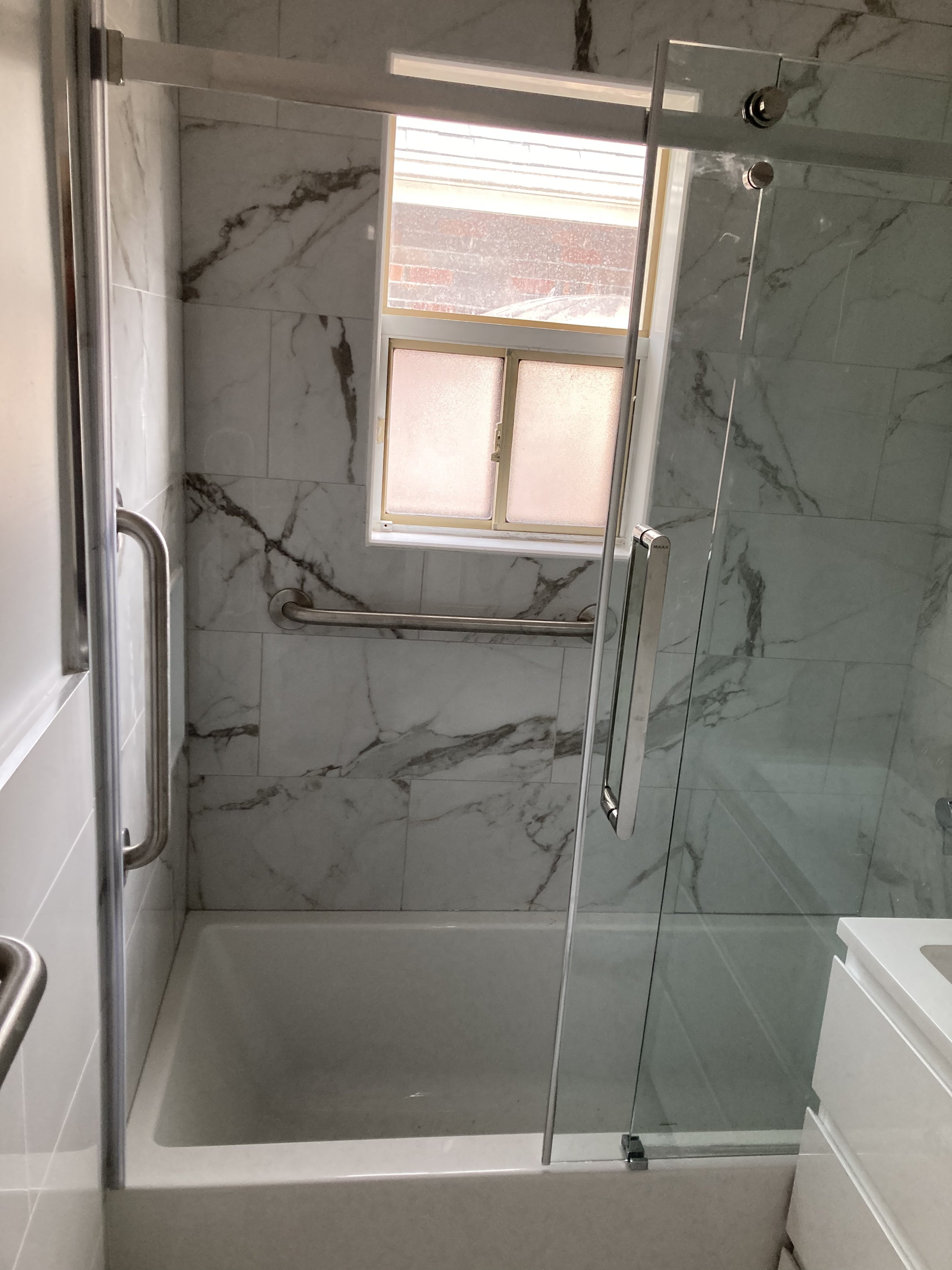 Bathroom renovation.