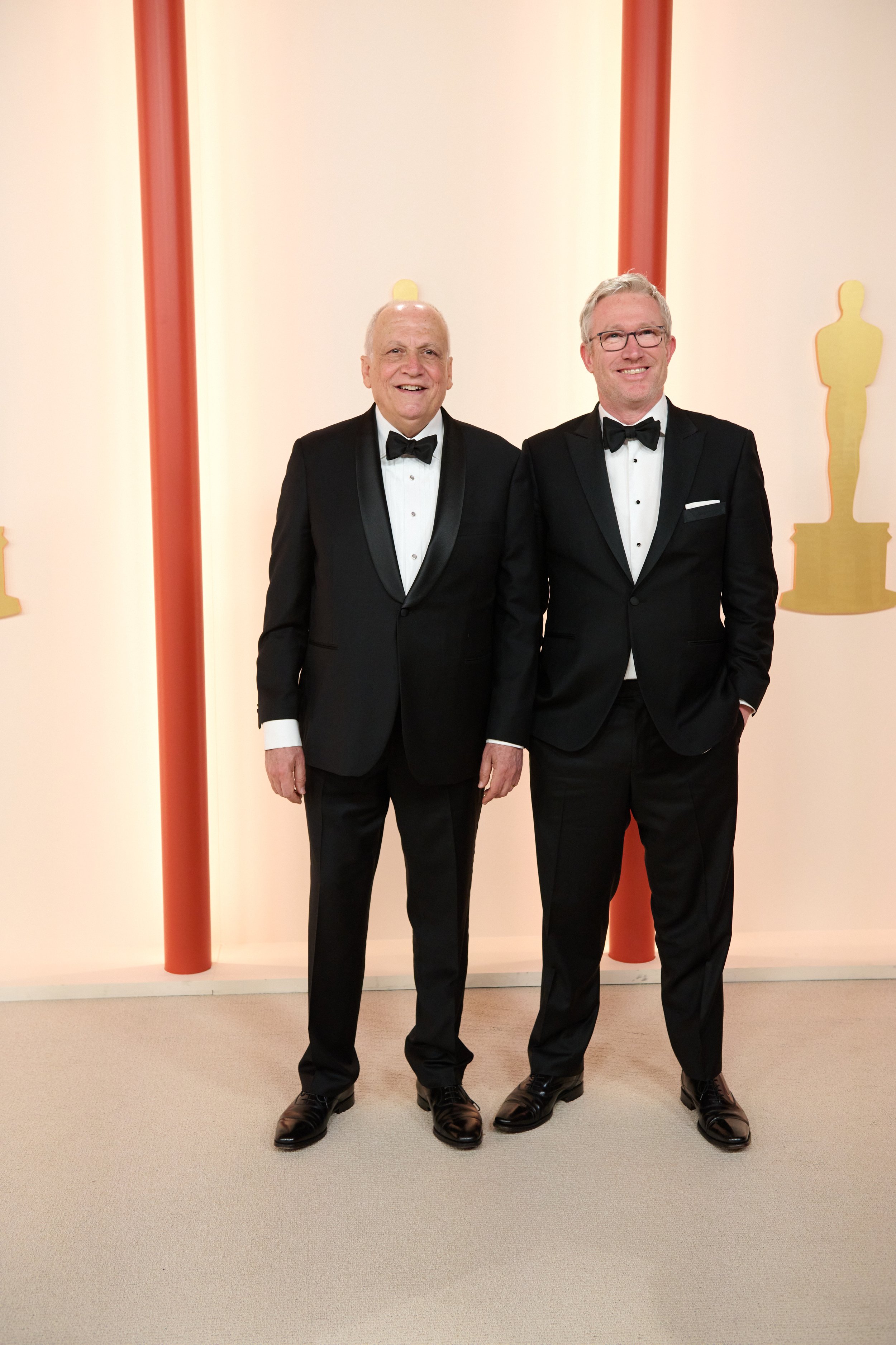  Oscar® nominees Joe Letteri and Daniel Barrett arrive on the red carpet of The 95th Oscars