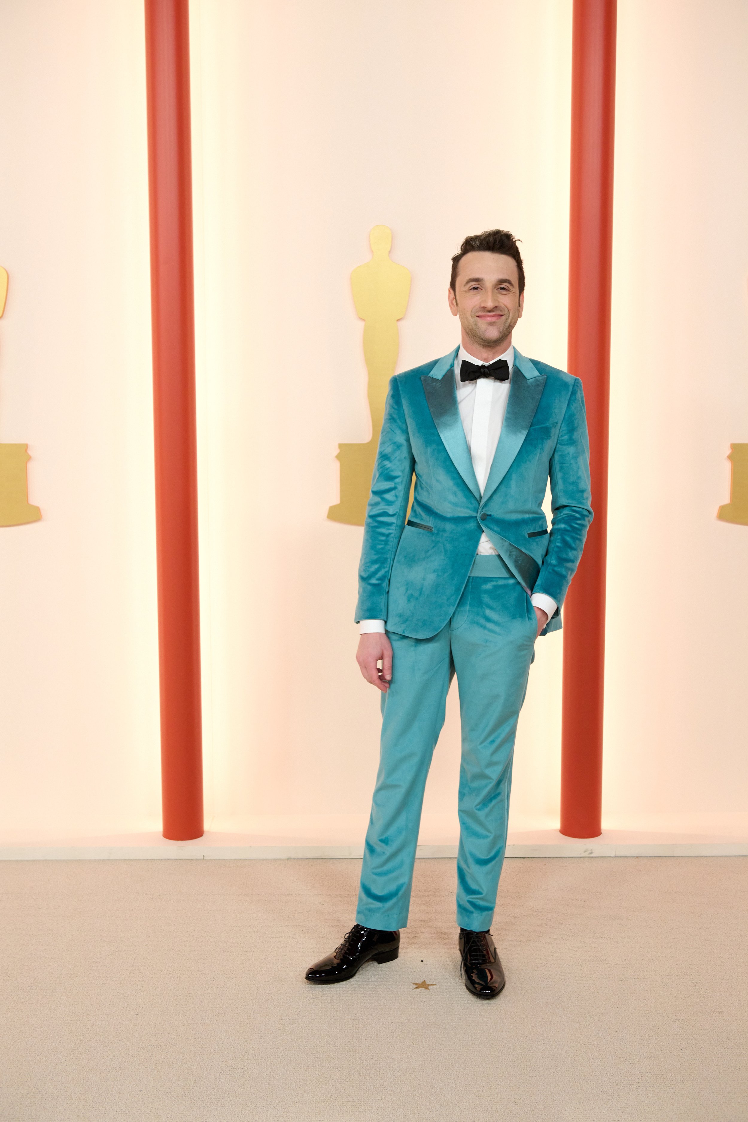 Oscar® nominee Justin Hurwitz arrives on the red carpet of the 95th Oscars