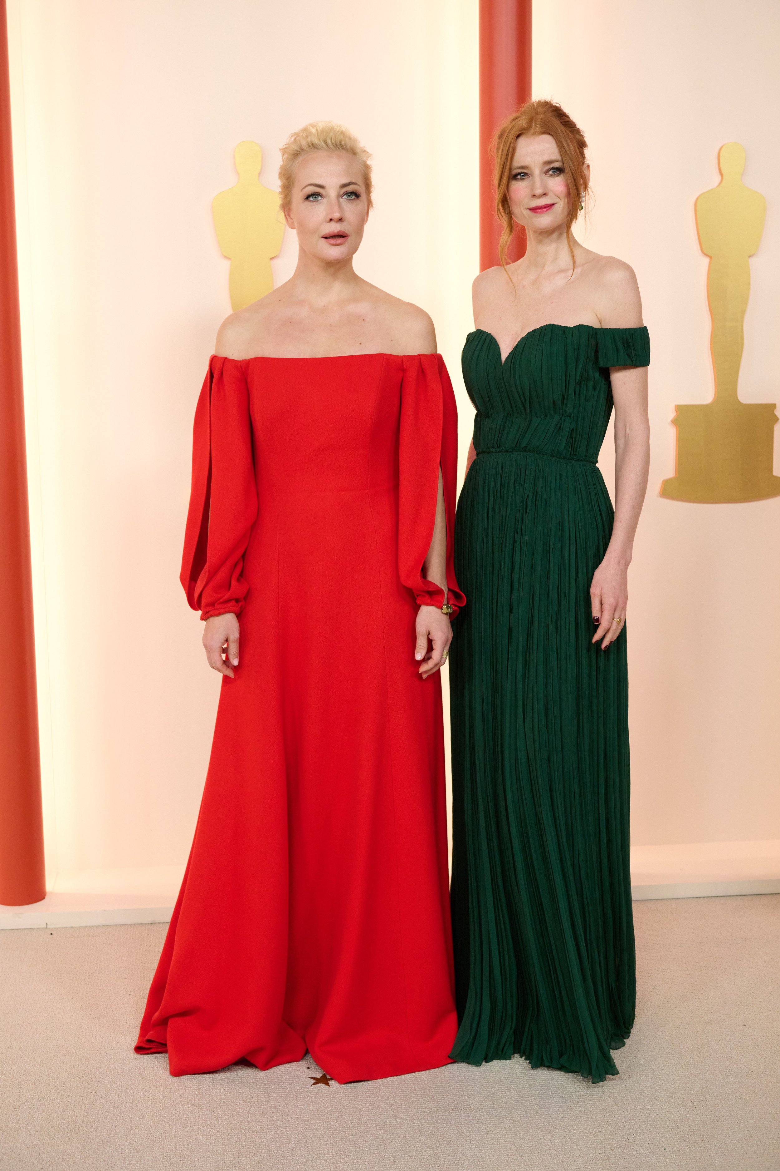 Oscar® nominees Yulia Navalnaya and Odessa Rae arrive on the red carpet at The 95th Oscars at the Dolby