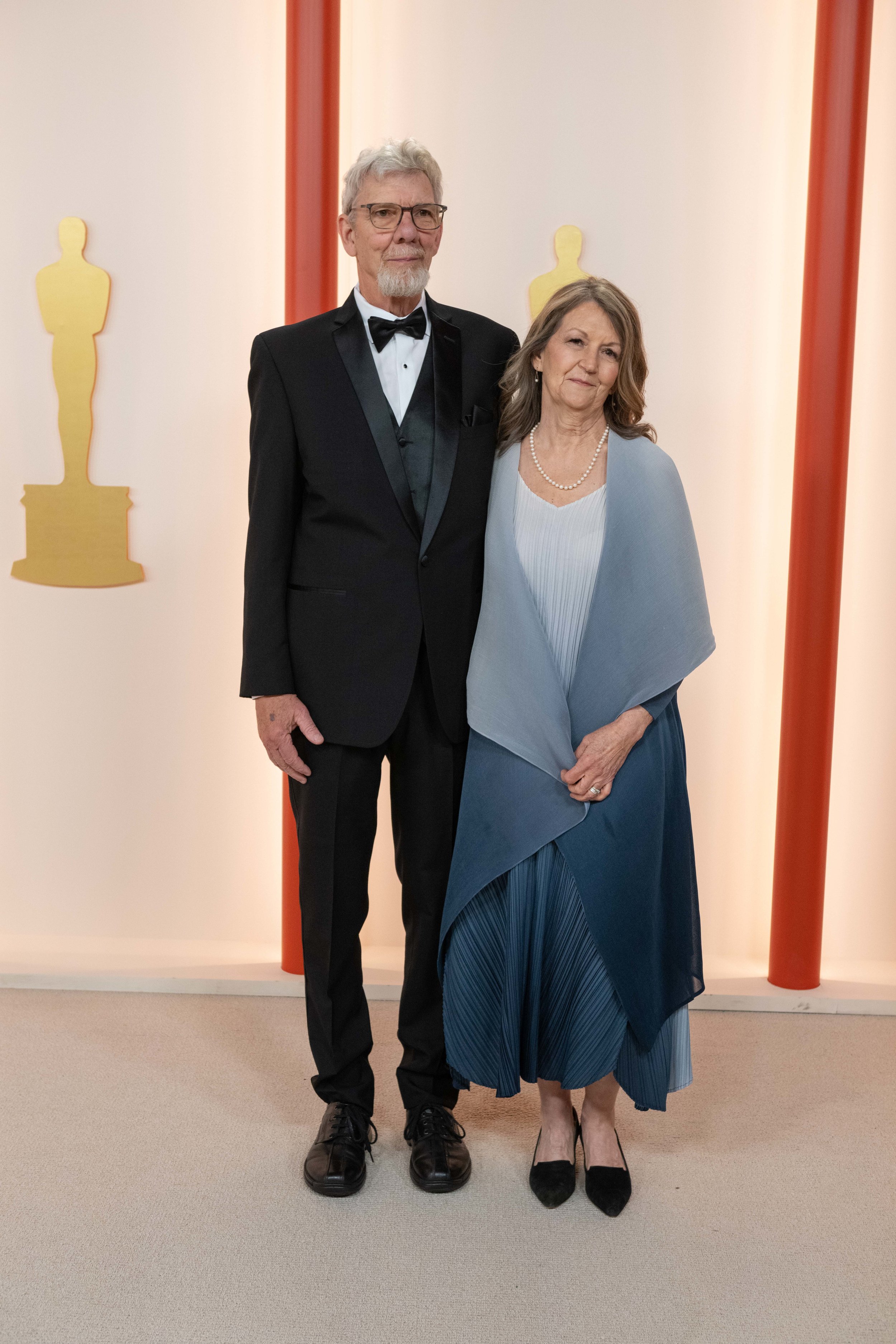 Rick Carter and Oscar® nominee Karen O’Hara arrives on the red carpet of the 95th Oscars