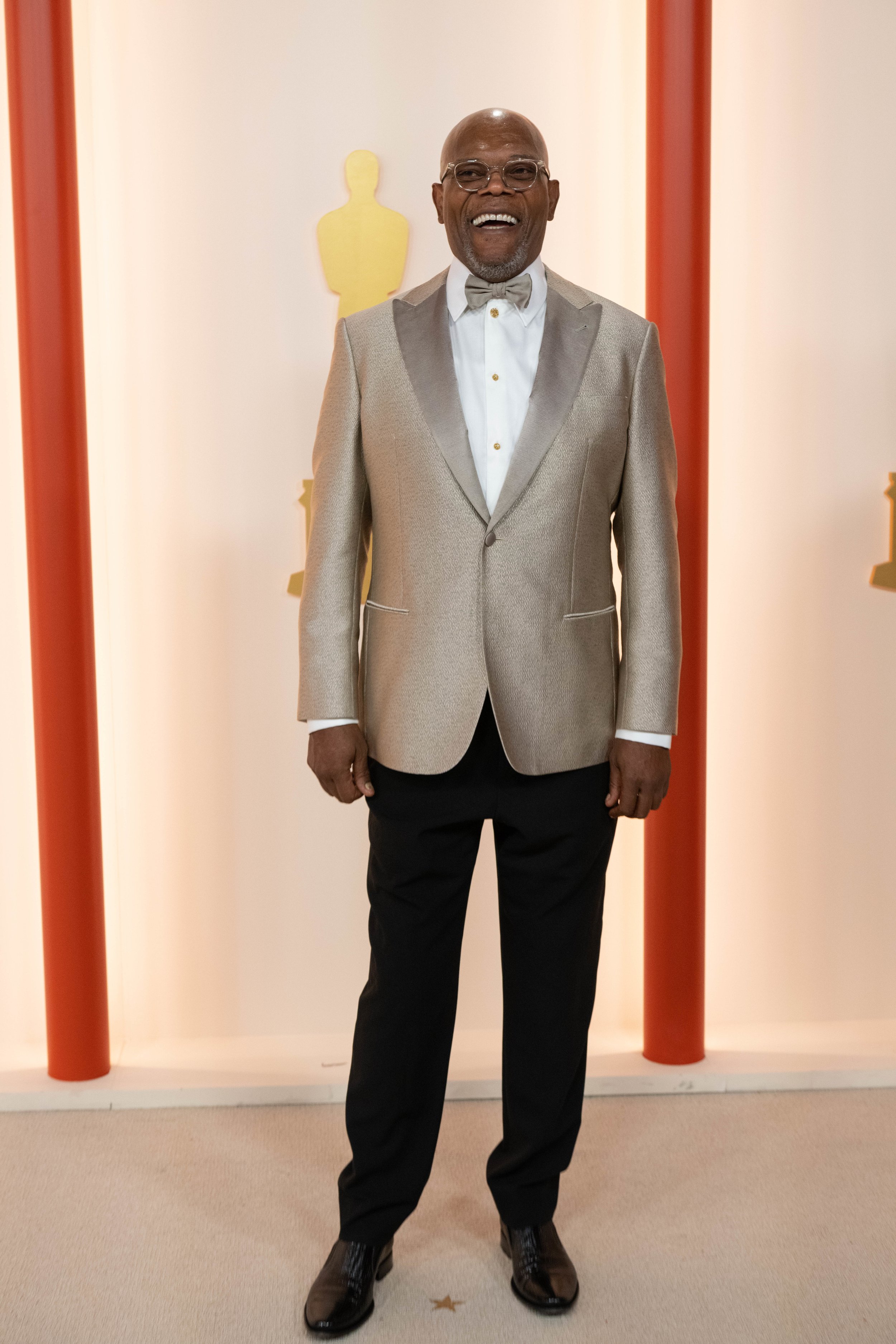 Samuel L. Jackson arrives on the red carpet of the 95th Oscars