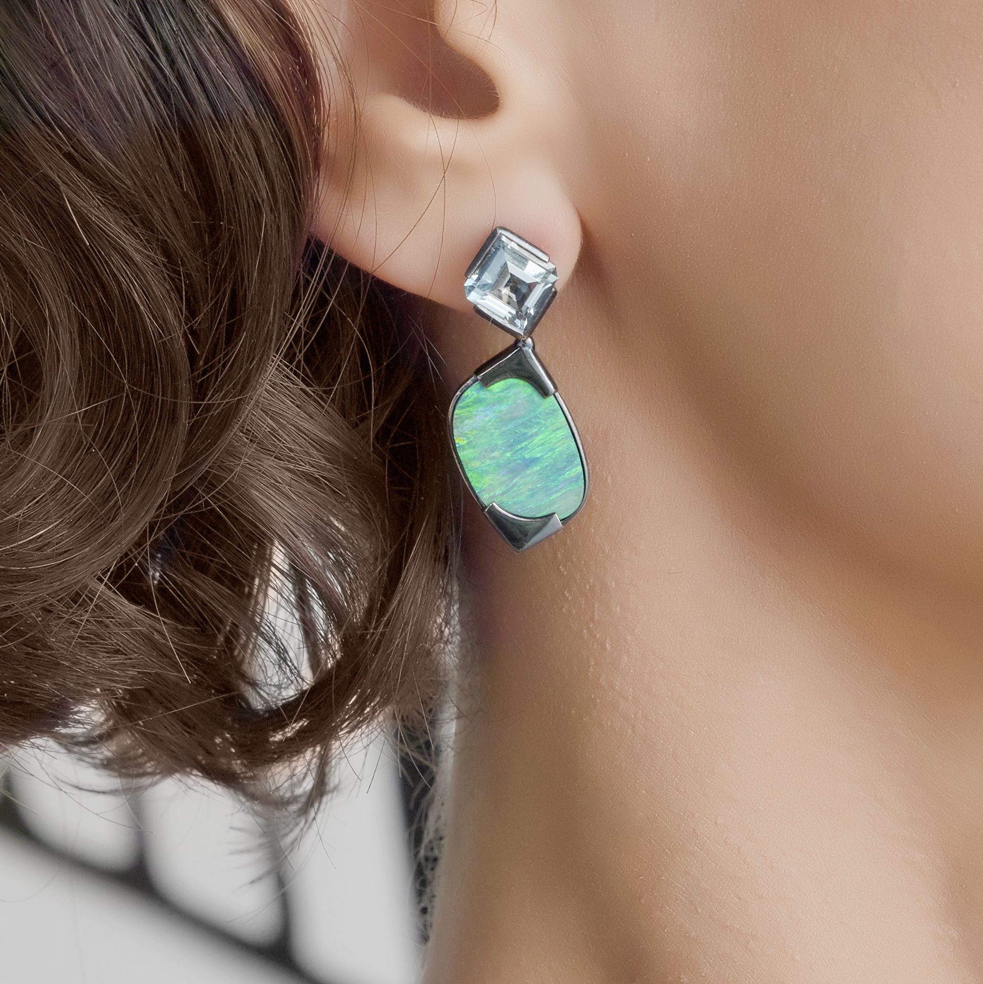 Chromanteq Opal Aquamarine and Peridot Earrings crop.jpg