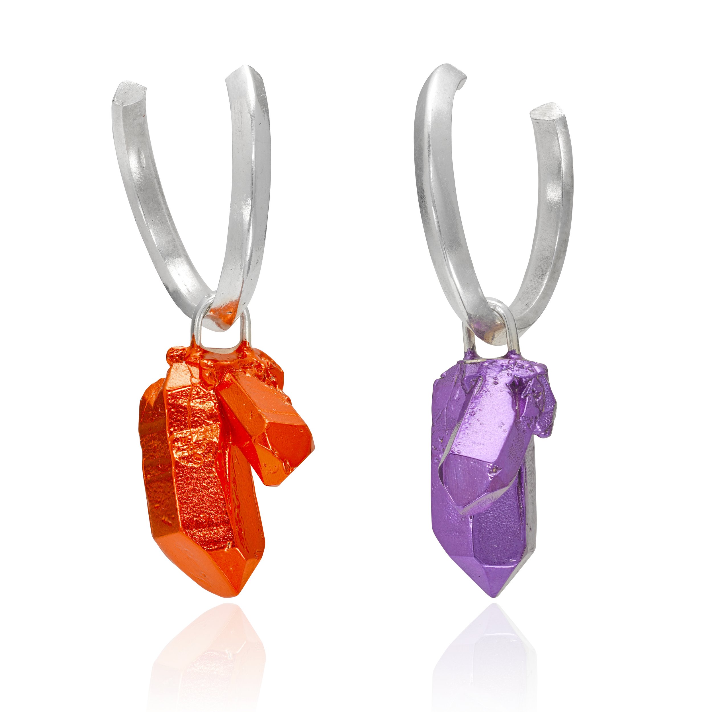 HotRocks Hoops with handing crystal in recycled silver_Orange and purple nano-ceramic copy.jpg