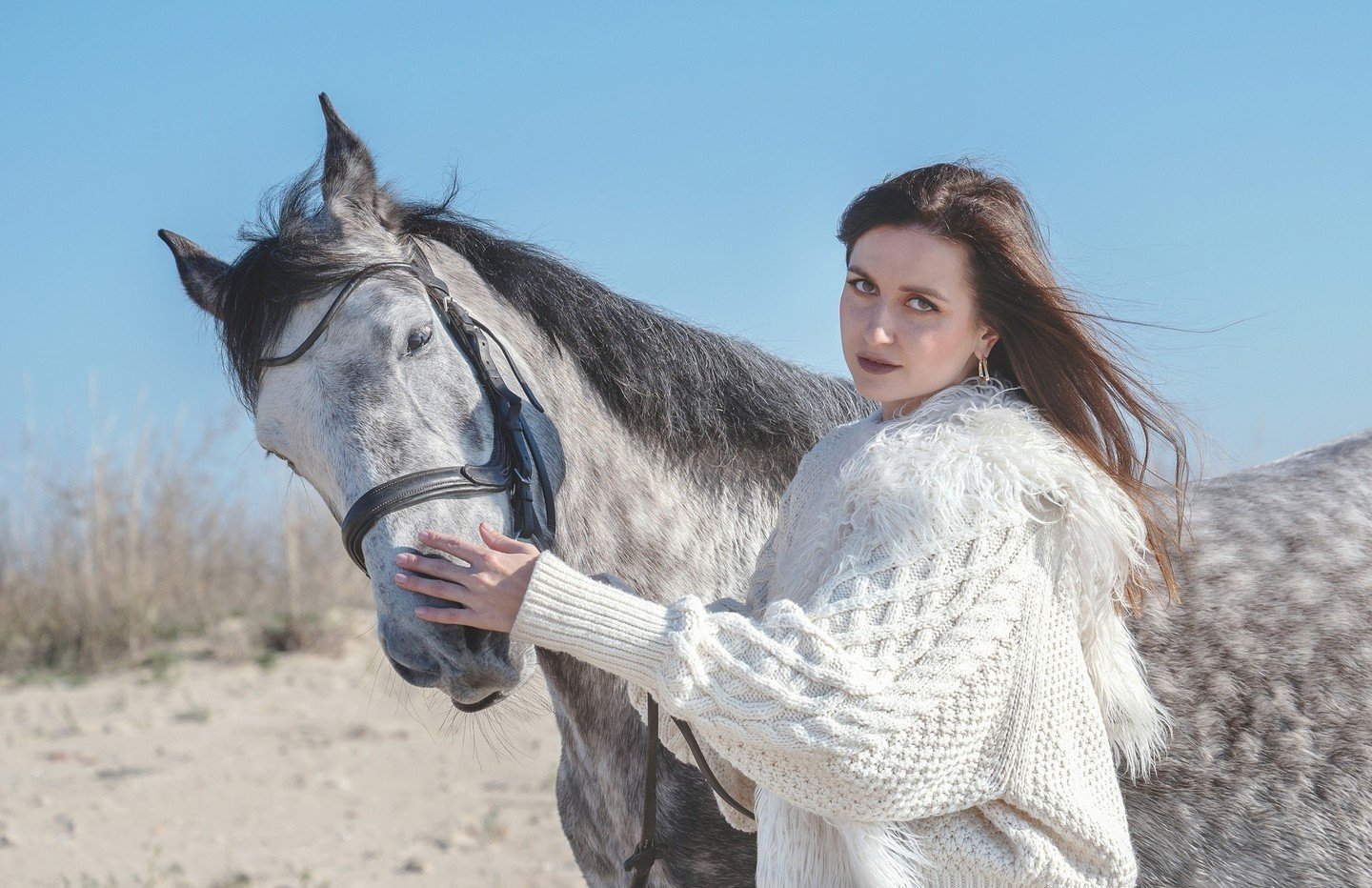 The Horse and His Girl. A Premonition of Spring 🐎⁠
⁠
Wardrobe Stylist/Photographer: Natalia Shelest⁠
IG: @natalia.shelest.photo⁠
WB: vk.com/natalia.shelest.photo⁠
Model: Daria Ivanova⁠
IG: @__im_daria__⁠
Publication: @perfectpetsmagazine⁠
⁠
👆🏻 Hav