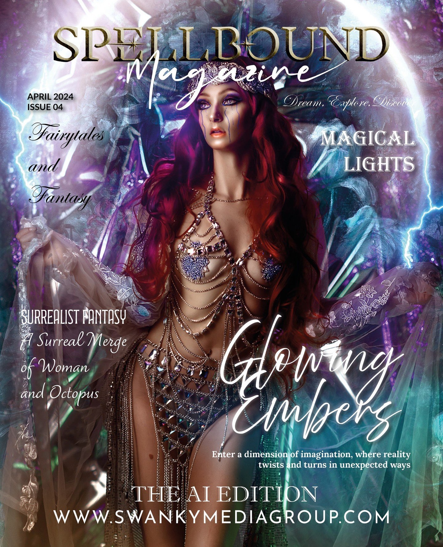 OUR APRIL ISSUES HAVE NOW ARRIVED! 💜⁠
⁠
Spellbound Fairytales and Fantasy Magazine - April 2024: The AI Edition Issue 4⁠
⁠
👆🏻 Grab your copy via the link in our bio⁠, by heading to swankygroupworldwide.shop,⁠ or follow the link below! ⁠
⁠
https://