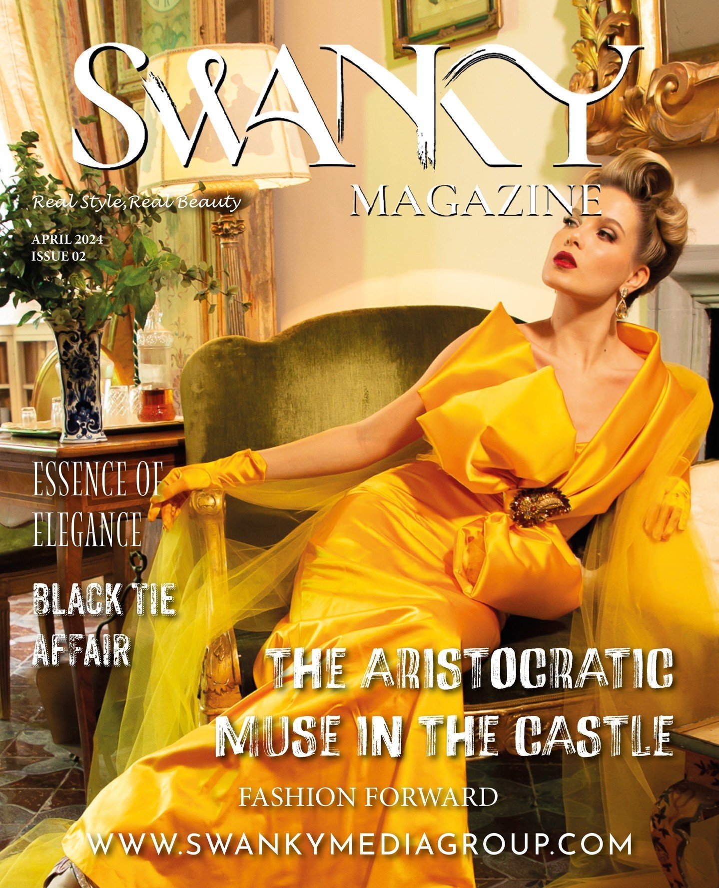 OUR APRIL ISSUES HAVE ARRIVED 💛⁠
⁠
Swanky Hollywood Magazine - April 2024: The Hollywood Edition Issue 02⁠
⁠
👆🏼 Grab your copy from our store via the link in our bio⁠!⁠
⁠
'The Aristocratic Muse'⁠
⁠
Photographer: Luigi D'Arcanelo⁠
Makeup Artist: El