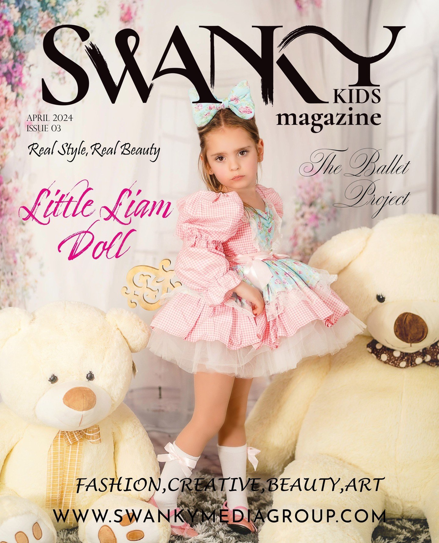 OUR APRIL ISSUES HAVE ARRIVED! 🎀⁠
⁠
Swanky Kids Magazine - April 2024: The Performing Arts Edition Issue 03⁠
⁠
⁠Use &amp; Follow #swankykidsmag to spotlight!⁠
⁠
FRONT COVER: ⁠
⁠
'Little Liam Doll'⁠
⁠
Model: Alhasov Liam⁠
IG:@natali.bel.545⁠
Fashion 