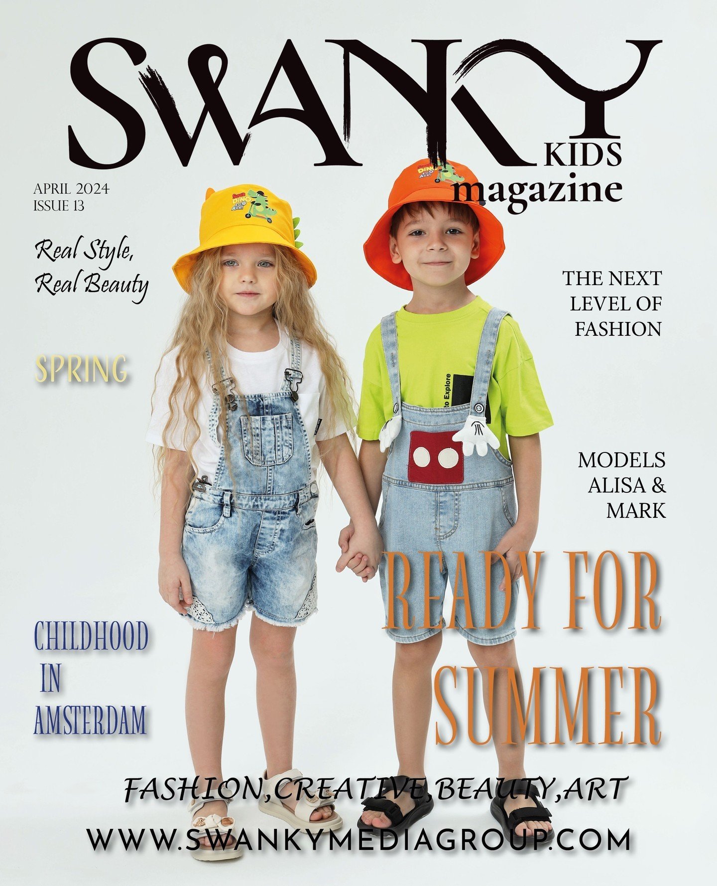 OUR APRIL ISSUES HAVE ARRIVED! 💛⁠
⁠
Swanky Kids Magazine - April 2024: The Kids Fashion Edition Issue 13⁠
⁠
⁠Use &amp; Follow #swankykidsmag to spotlight!⁠
⁠
FRONT COVER: ⁠
⁠
'Ready for Summer'⁠
⁠
Model Gorlova Alisa​⁠
IG: @alis.gorlova⁠
Male Model: