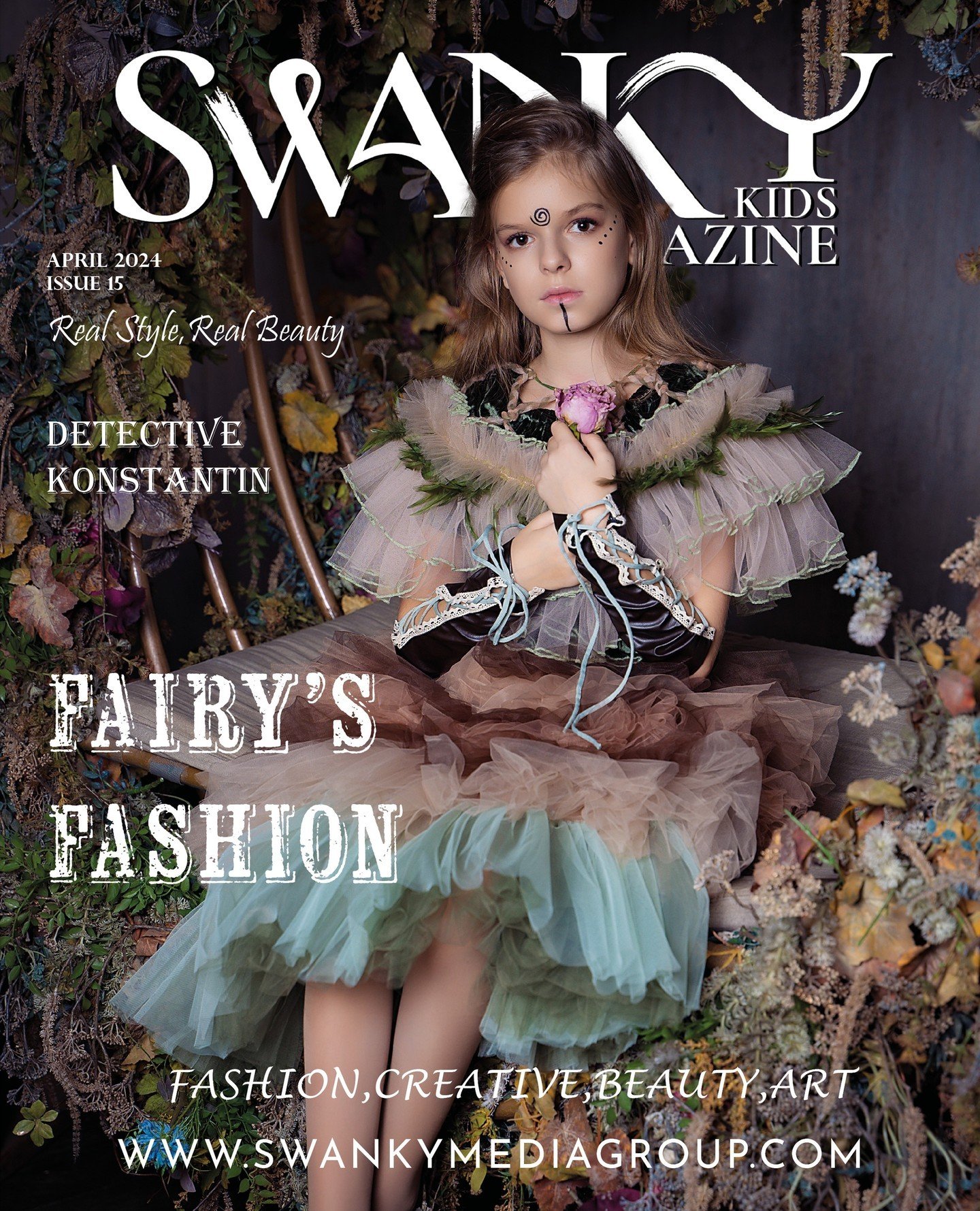 OUR APRIL ISSUES HAVE ARRIVED! 🤎⁠
⁠
Swanky Kids Magazine - April 2024: The Kids Fashion Edition Issue 15⁠
⁠
⁠Use &amp; Follow #swankykidsmag to spotlight!⁠
⁠
FRONT COVER: ⁠
⁠
'Fairy's Fashion'⁠
⁠
Model: Kazakova Evgenia⁠
IG: @s.kazo4.ka⁠
Makeup Arti