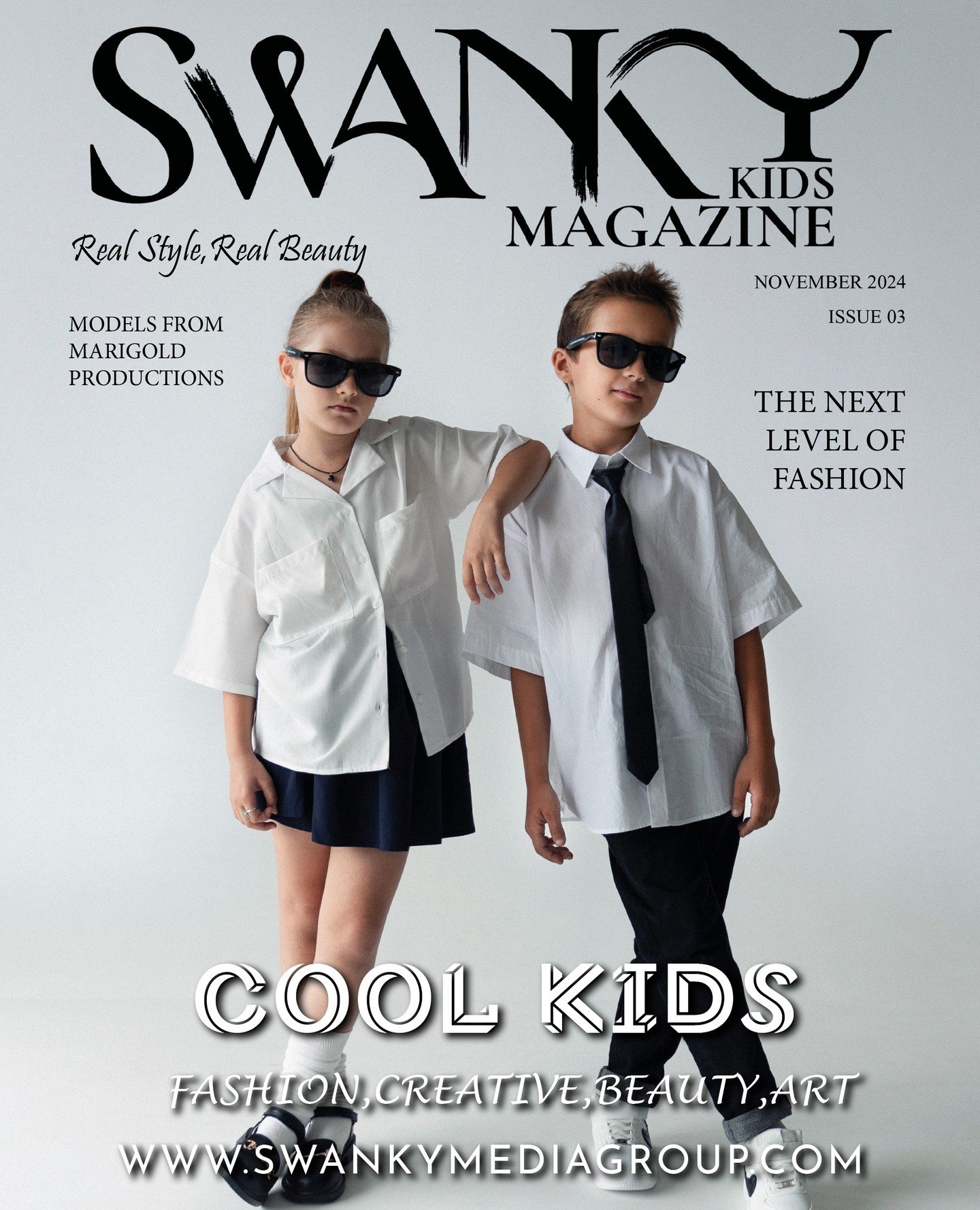 OUR NOVEMBER ISSUES HAVE ARRIVED! &spades;️⁠
⁠
Swanky Kids Magazine - November 2024: The Kids &amp; Teens Edition Issue 3⁠
⁠
⁠Use &amp; Follow #swankykidsmag to spotlight!⁠
⁠
FRONT COVER: ⁠
⁠
'Cool Kids'⁠
⁠
Photographer: Alisia Bulmush⁠
IG: @aalice_p