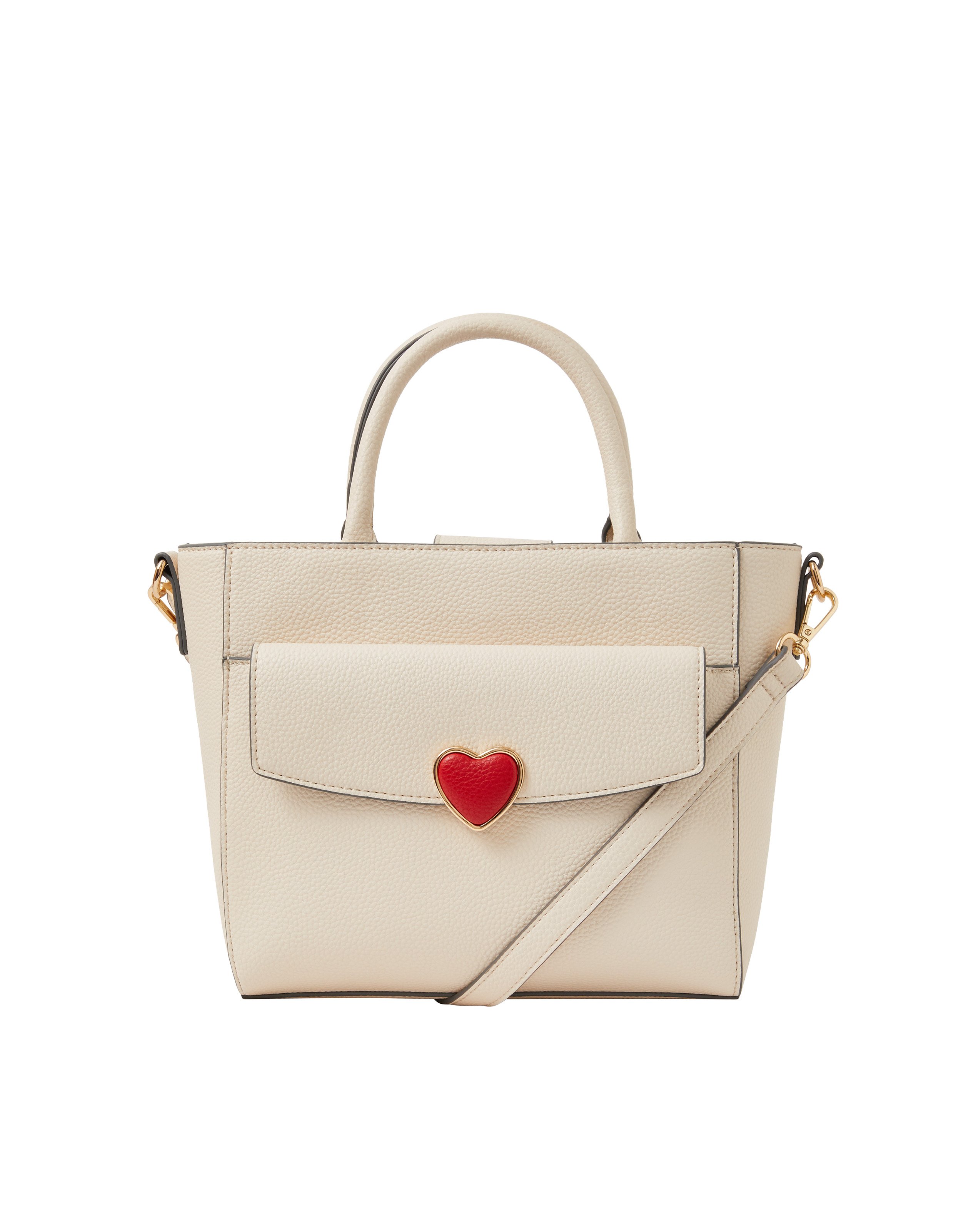 Valentine's Day Heart handheld bag Cream