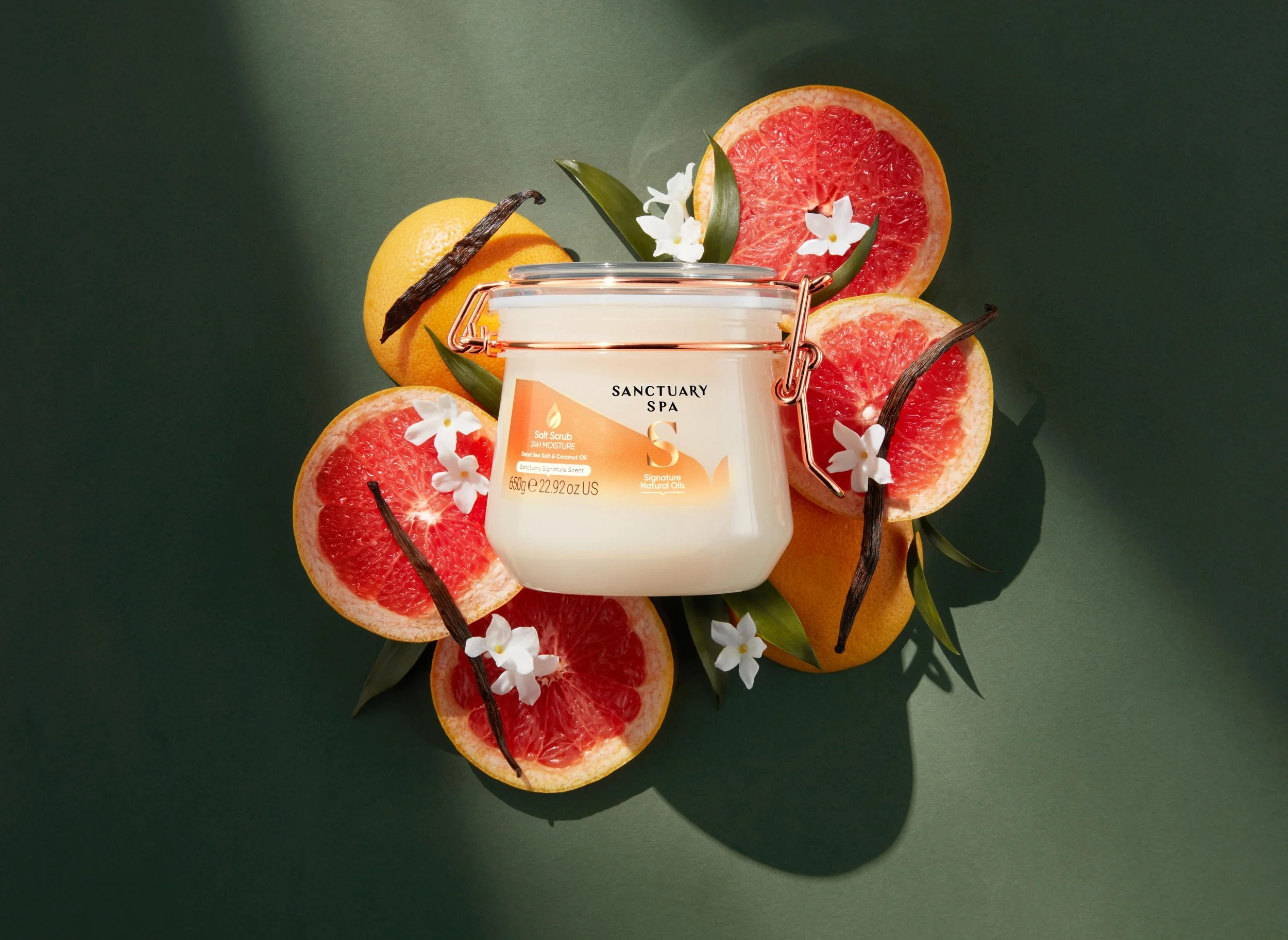 Sanctuary Spa Signature Fragrance Visualisation SNO Salt Scrub — Swanky