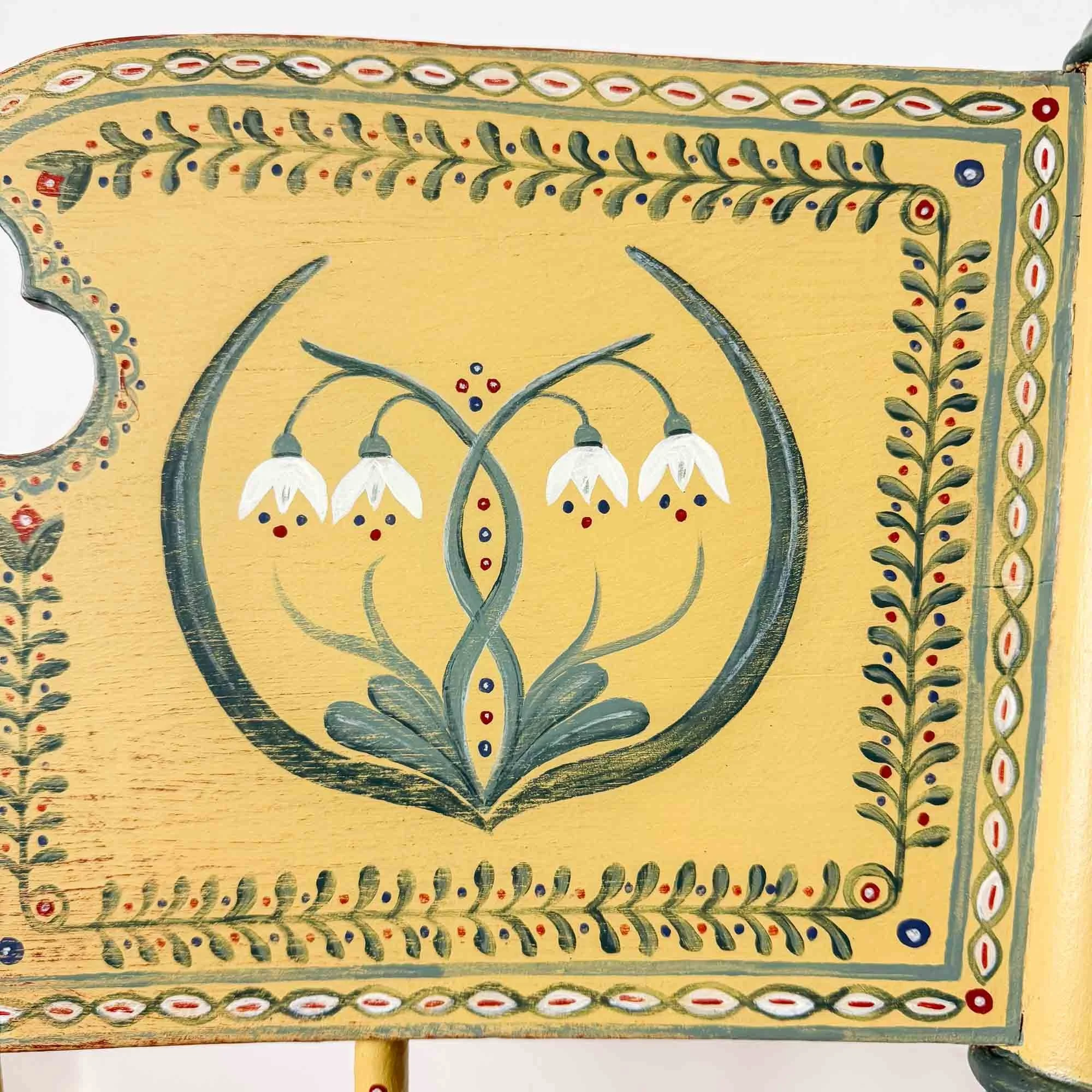 yellow folk art painted chair-5.jpg