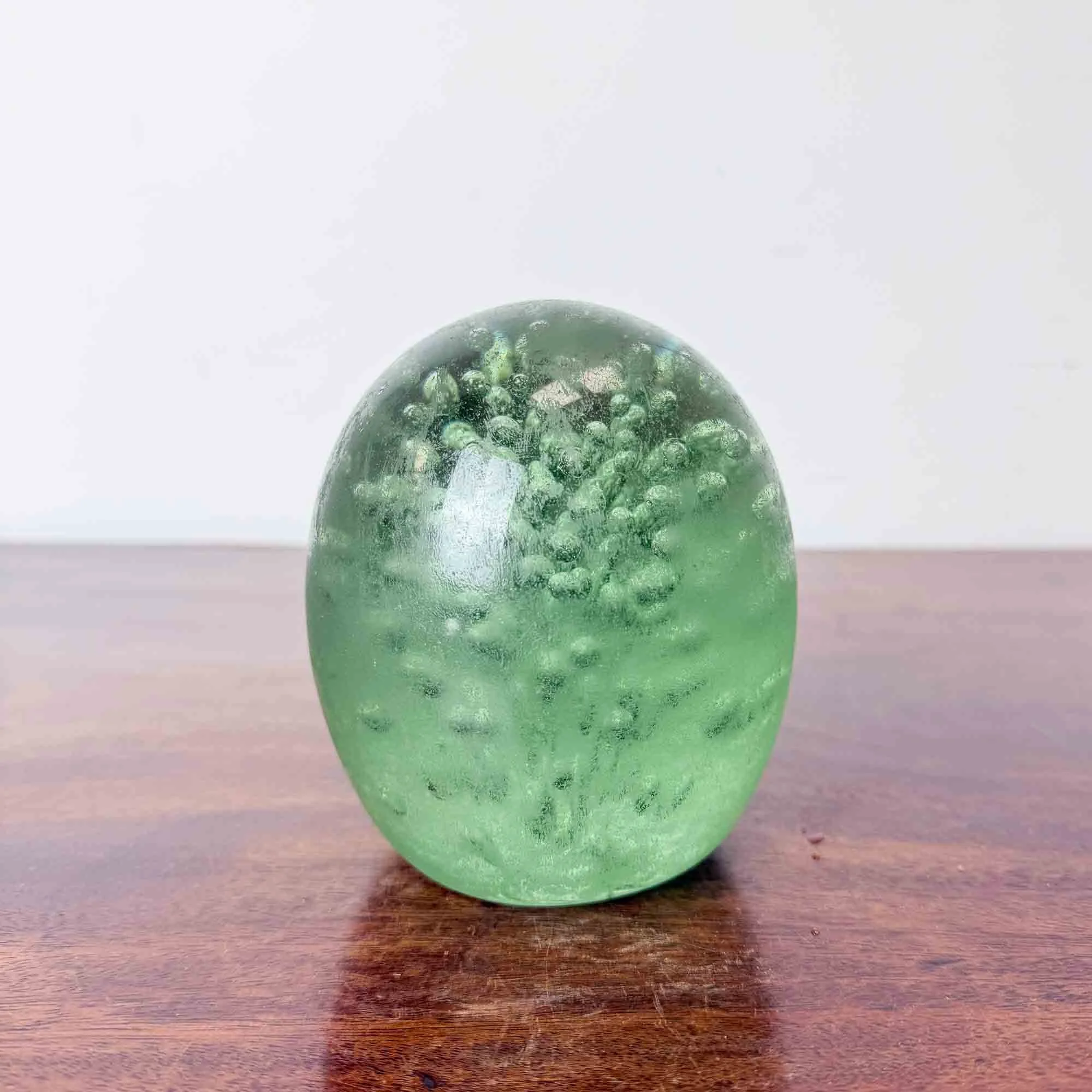 Large Antique Glass Dump Paperweight