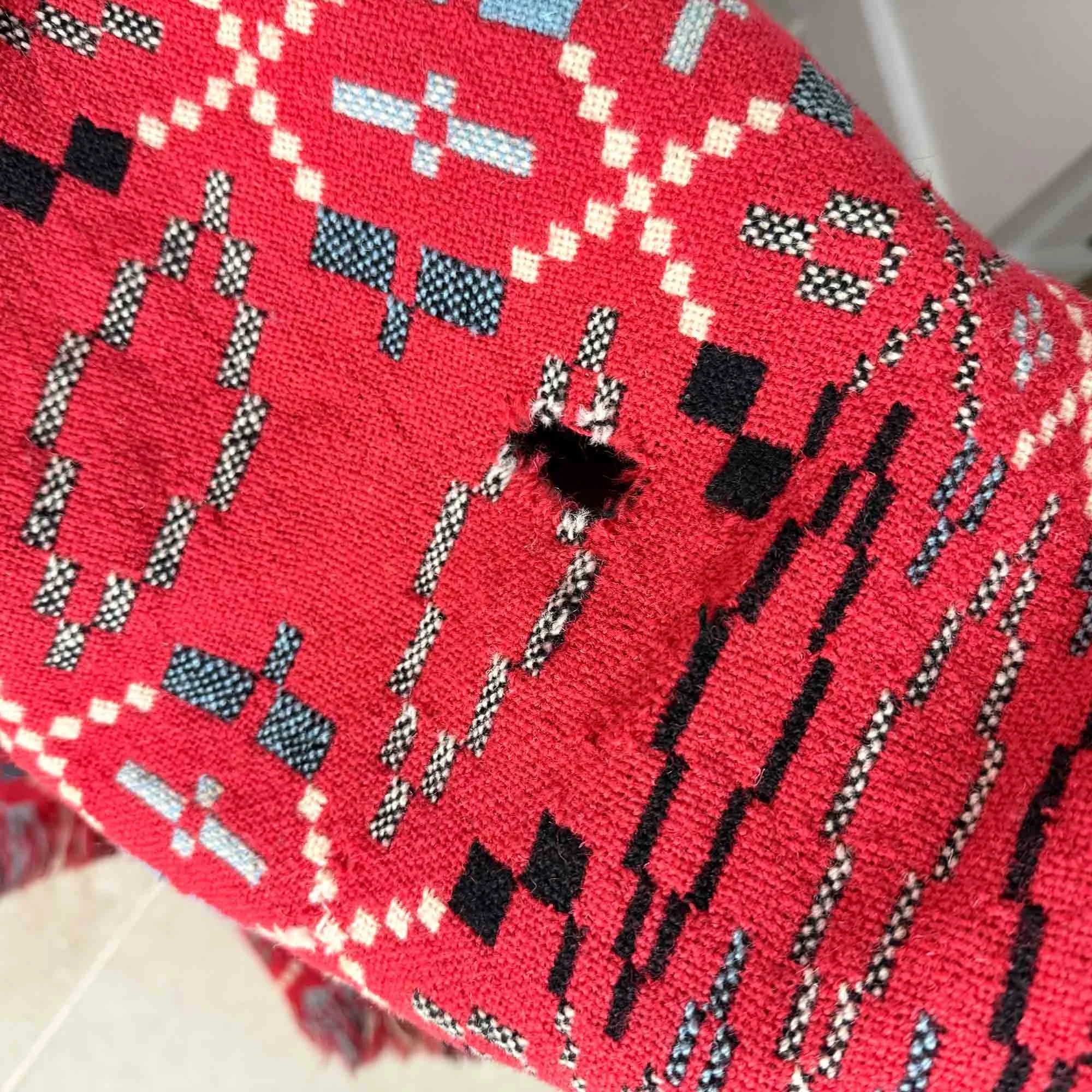 Vintage Welsh Tapestry Blanket