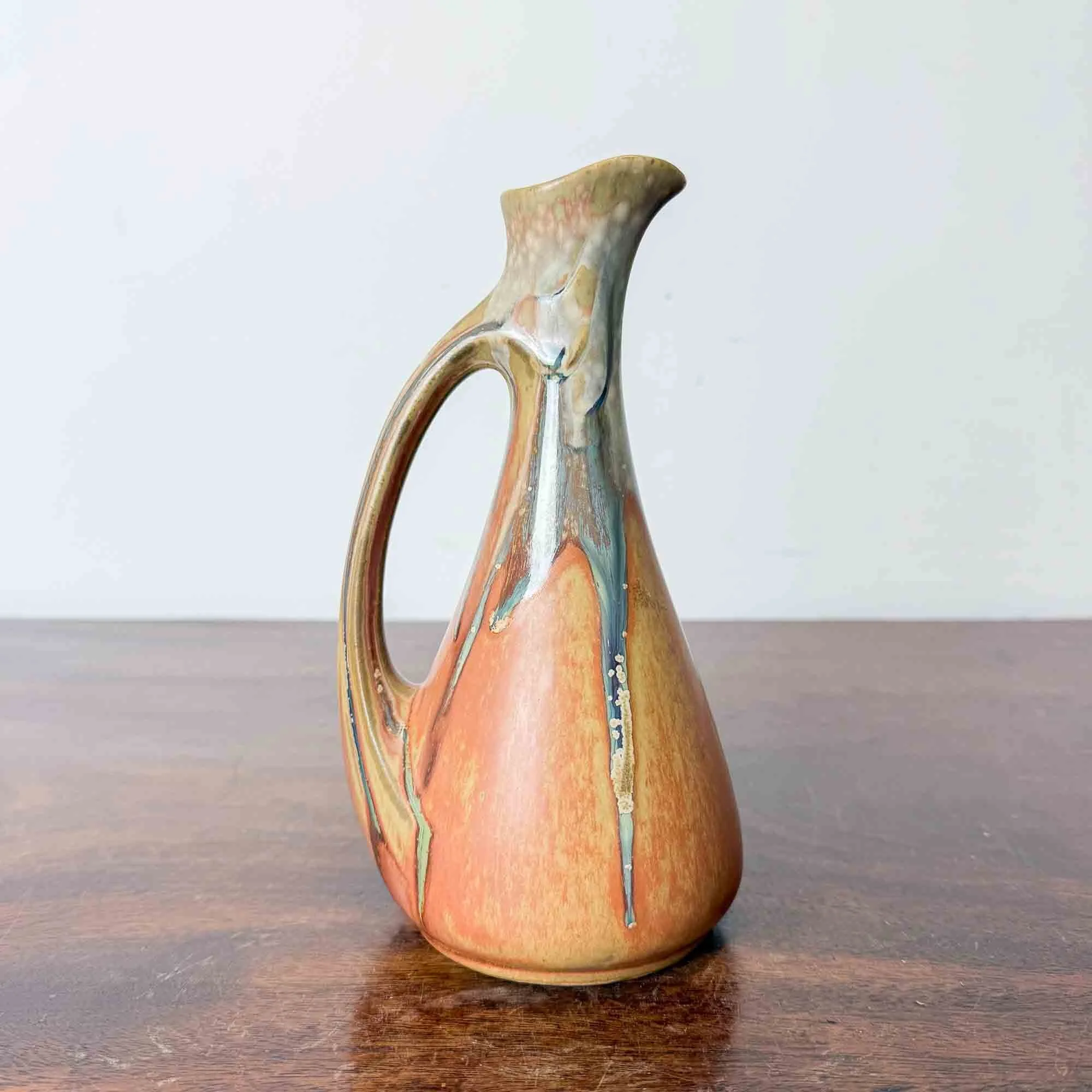vintage french stonewear Denbac jug
