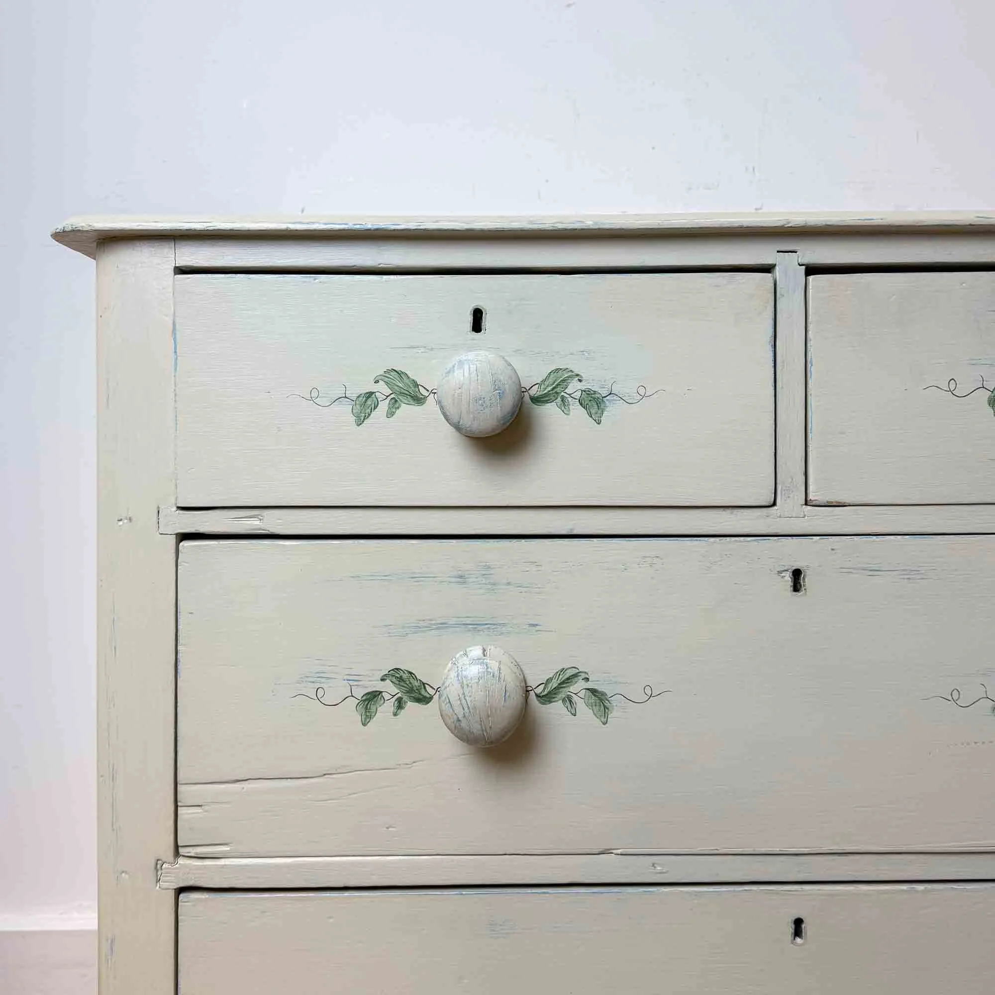 painted antique pine chest of drawers-8.jpg
