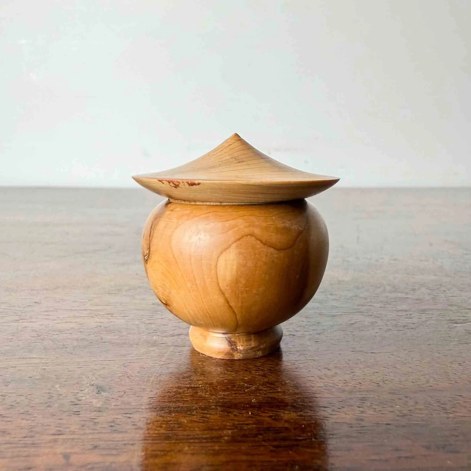 small turned wooden pot with lid-5.jpg