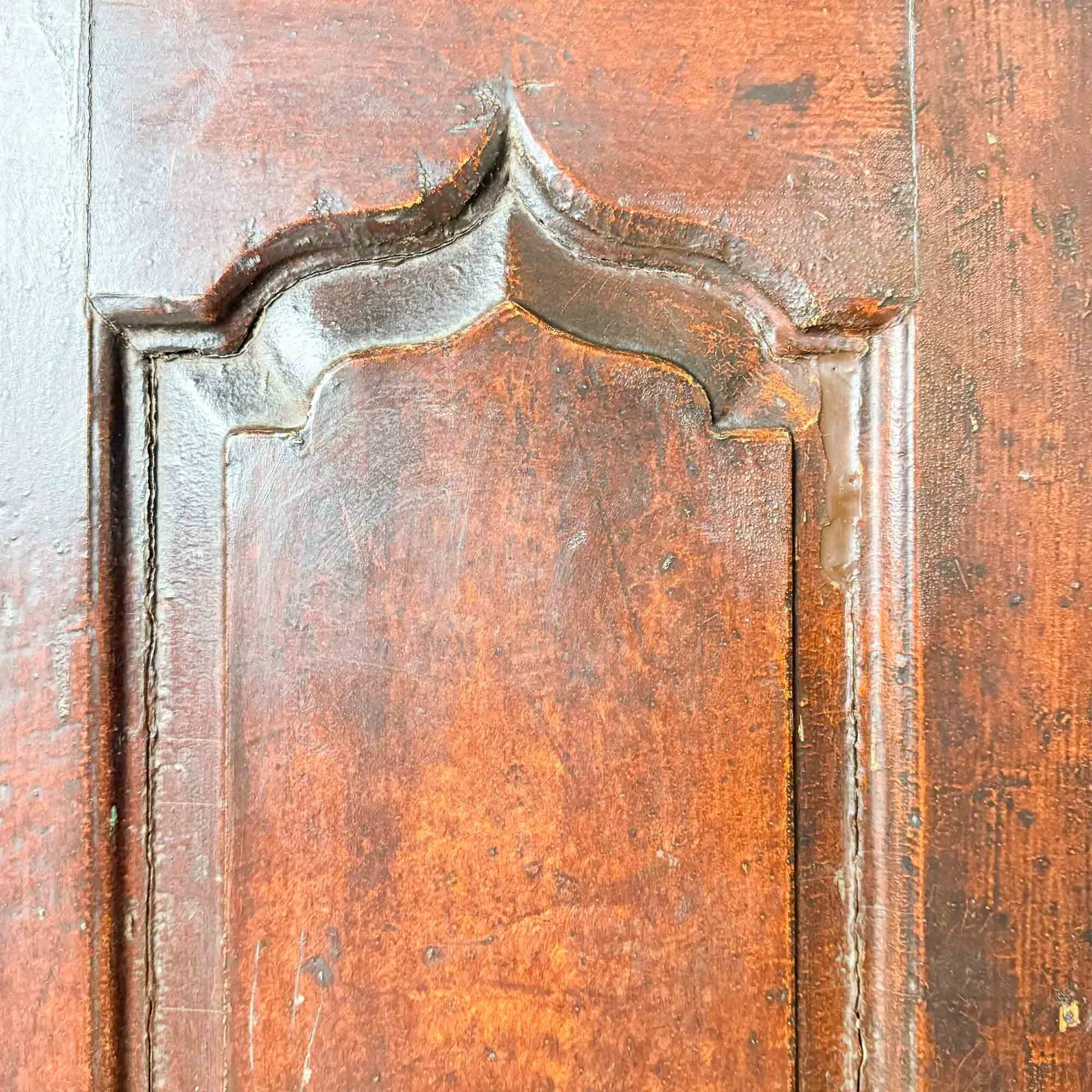 antique pine painted mid height cupboard-20.jpg