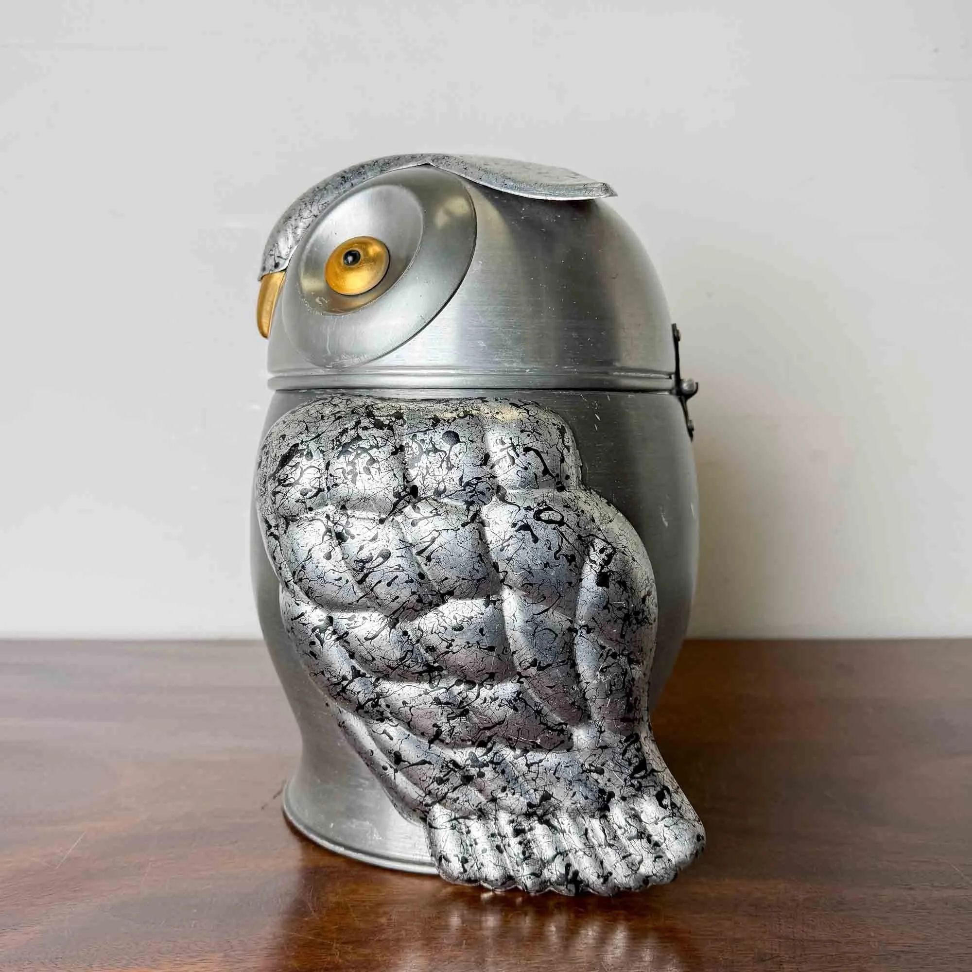 vintage Italian owl ice bucket