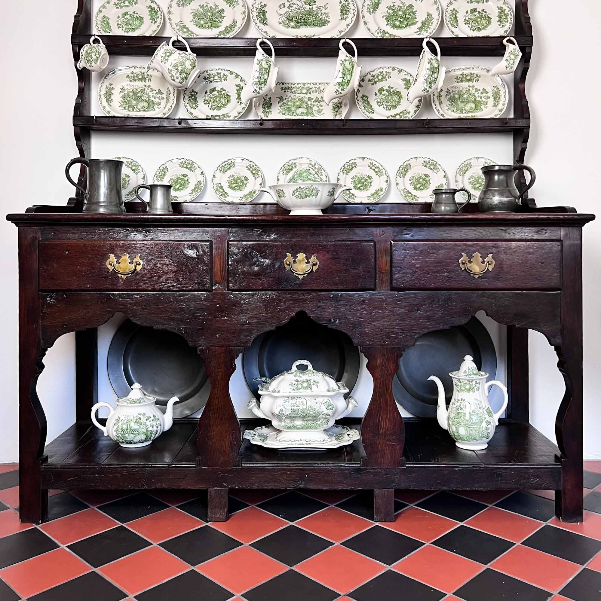 18th century Welsh potboard dresser
