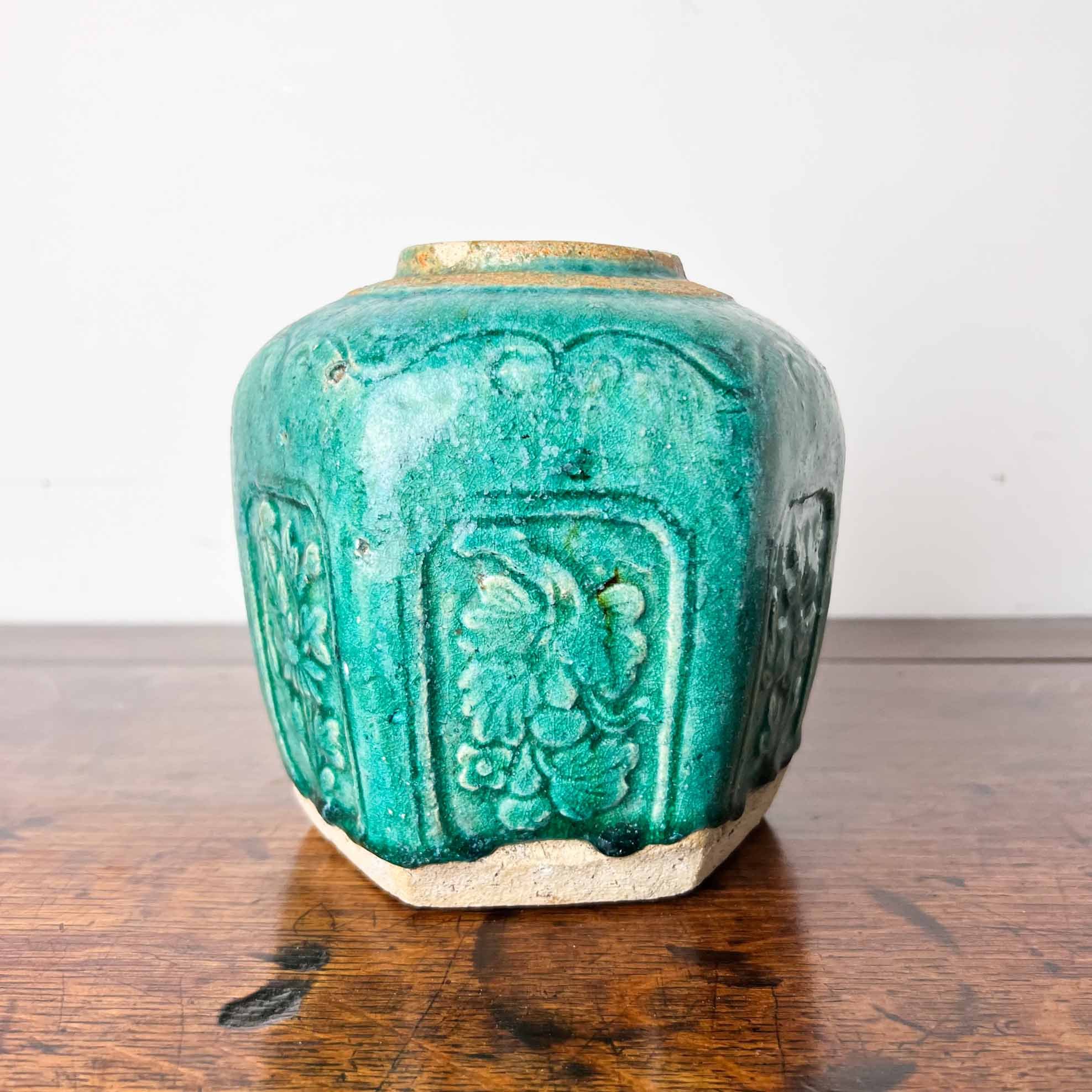 chinese turquoise ginger jar