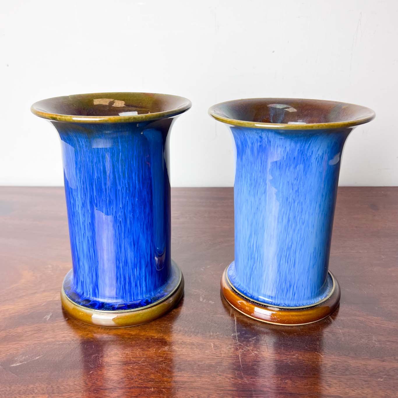 Bourne Denby Electric Blue Vases