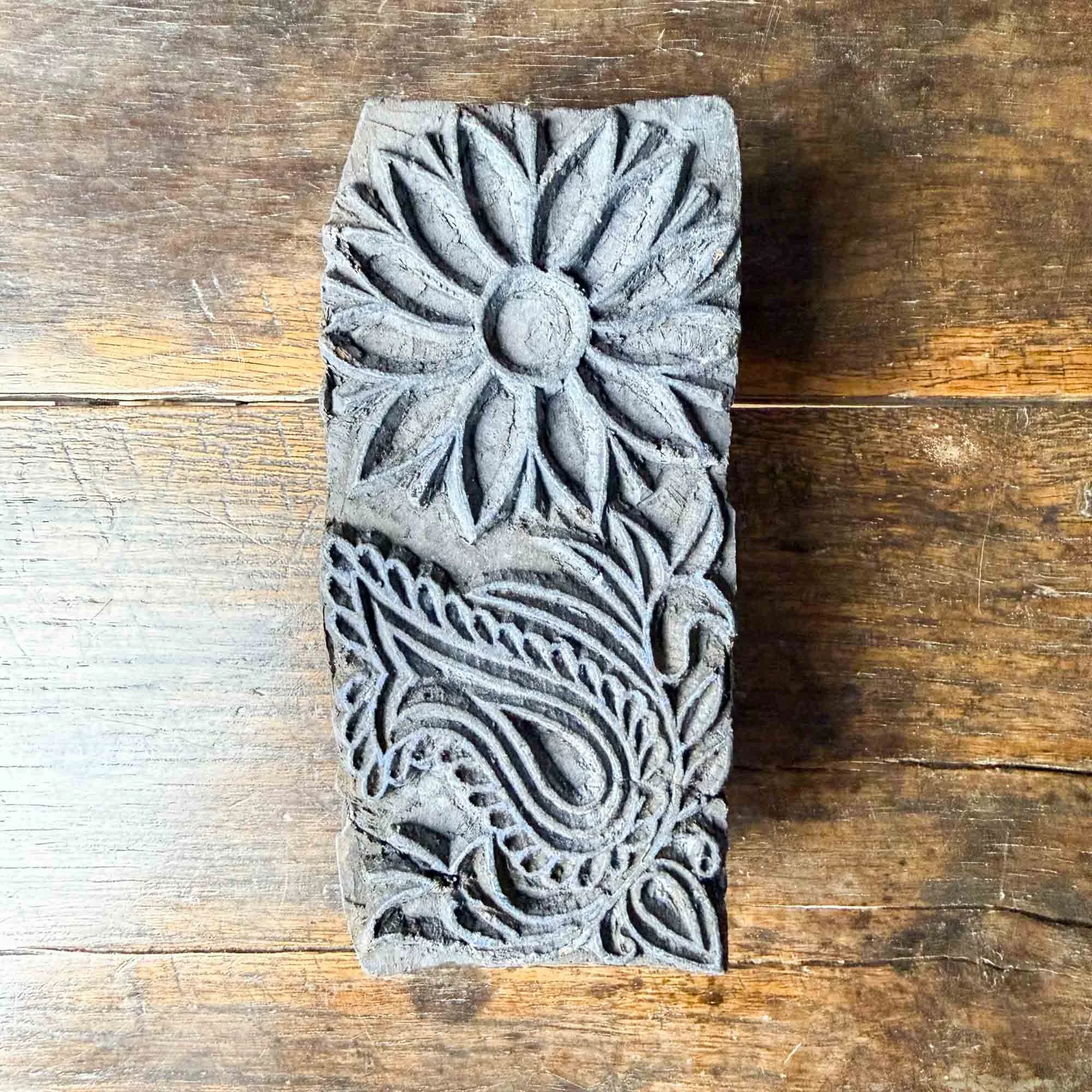 Hand carved Wooden Printing Block